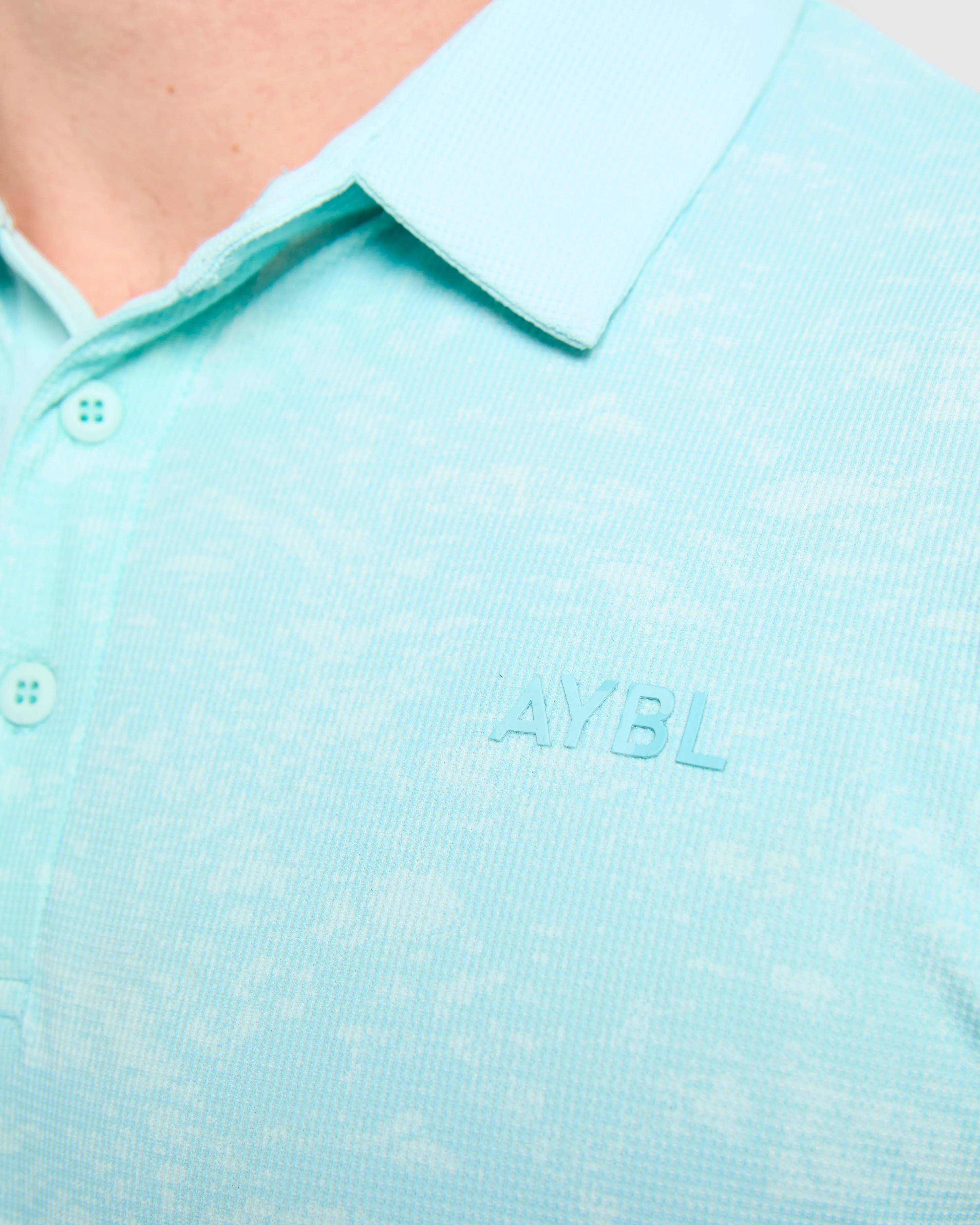 Precision Texture Polo - Summer Blue sold by AYBL product image thumbnail 5