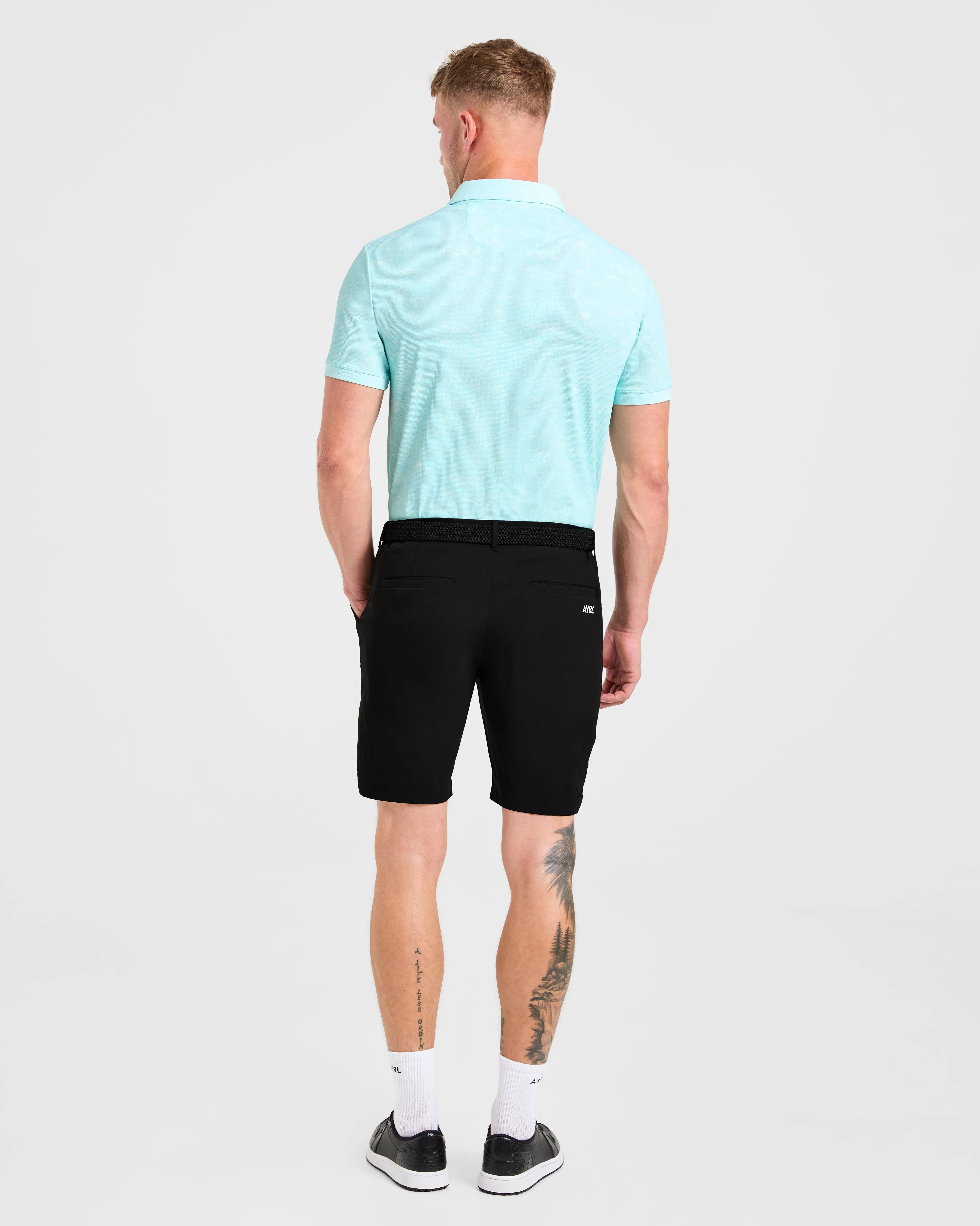 Precision Texture Polo - Summer Blue sold by AYBL product image thumbnail 4