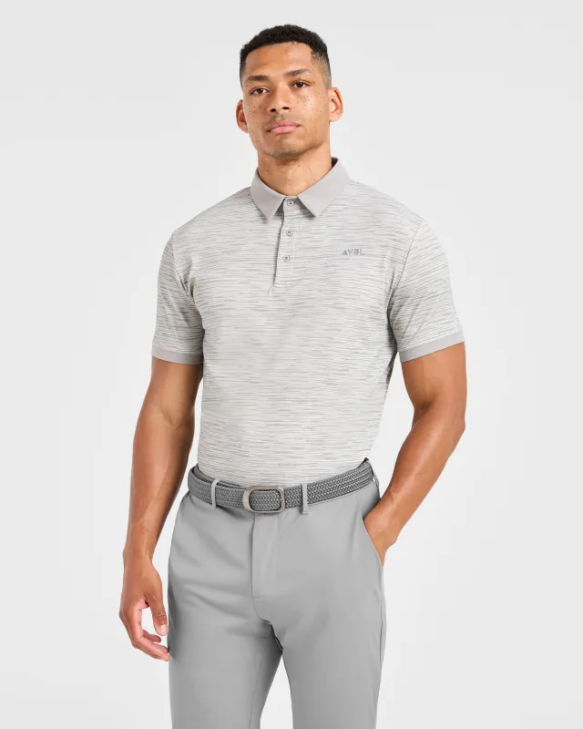 Precision Stripe Polo - Grey sold by AYBL