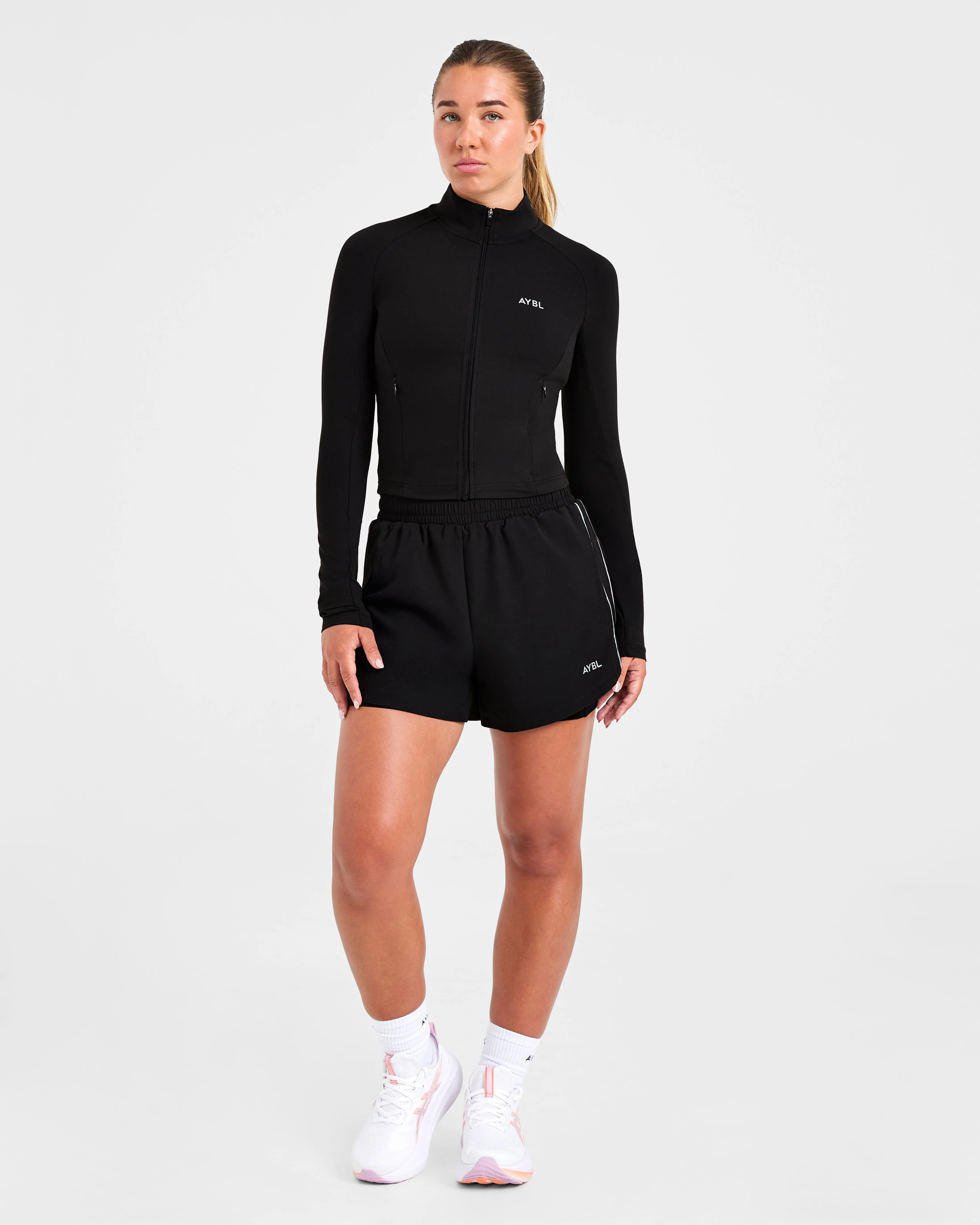 Run Zip Jacket - Black sold by AYBL product image thumbnail 3