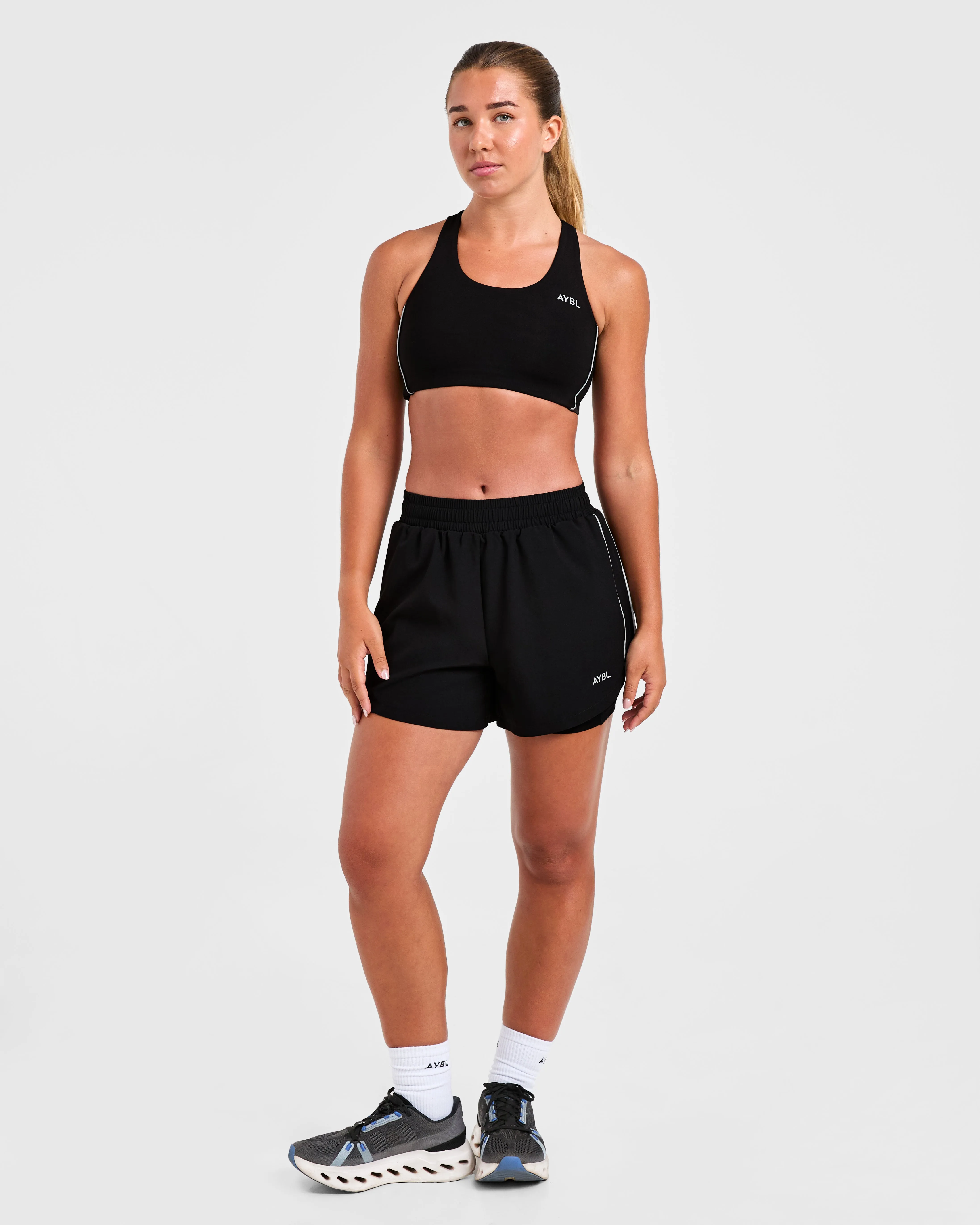 Run Sports Bra - Black sold by AYBL product image thumbnail 3