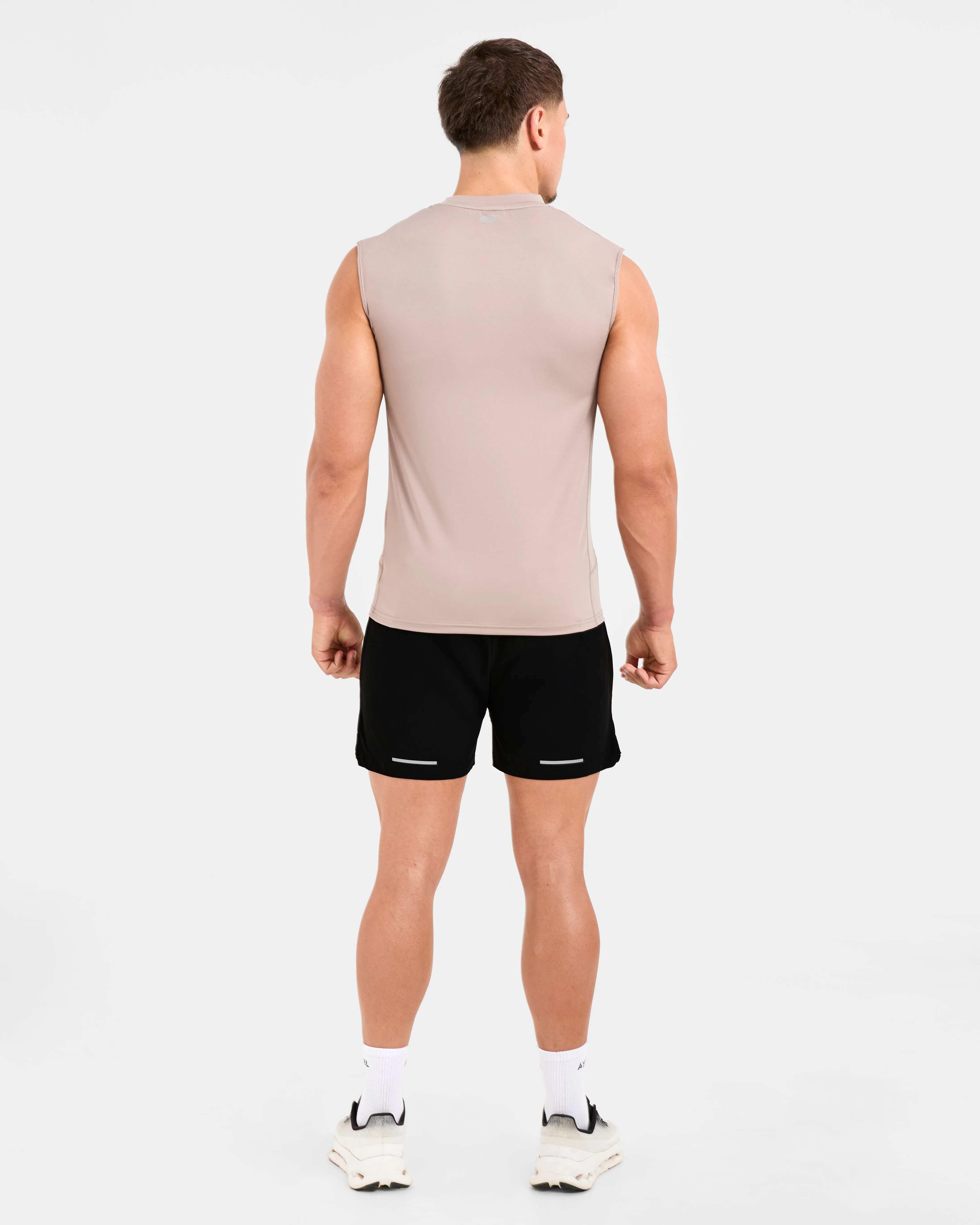 Run Slim Tank - Fossil Taupe sold by AYBL product image thumbnail 4