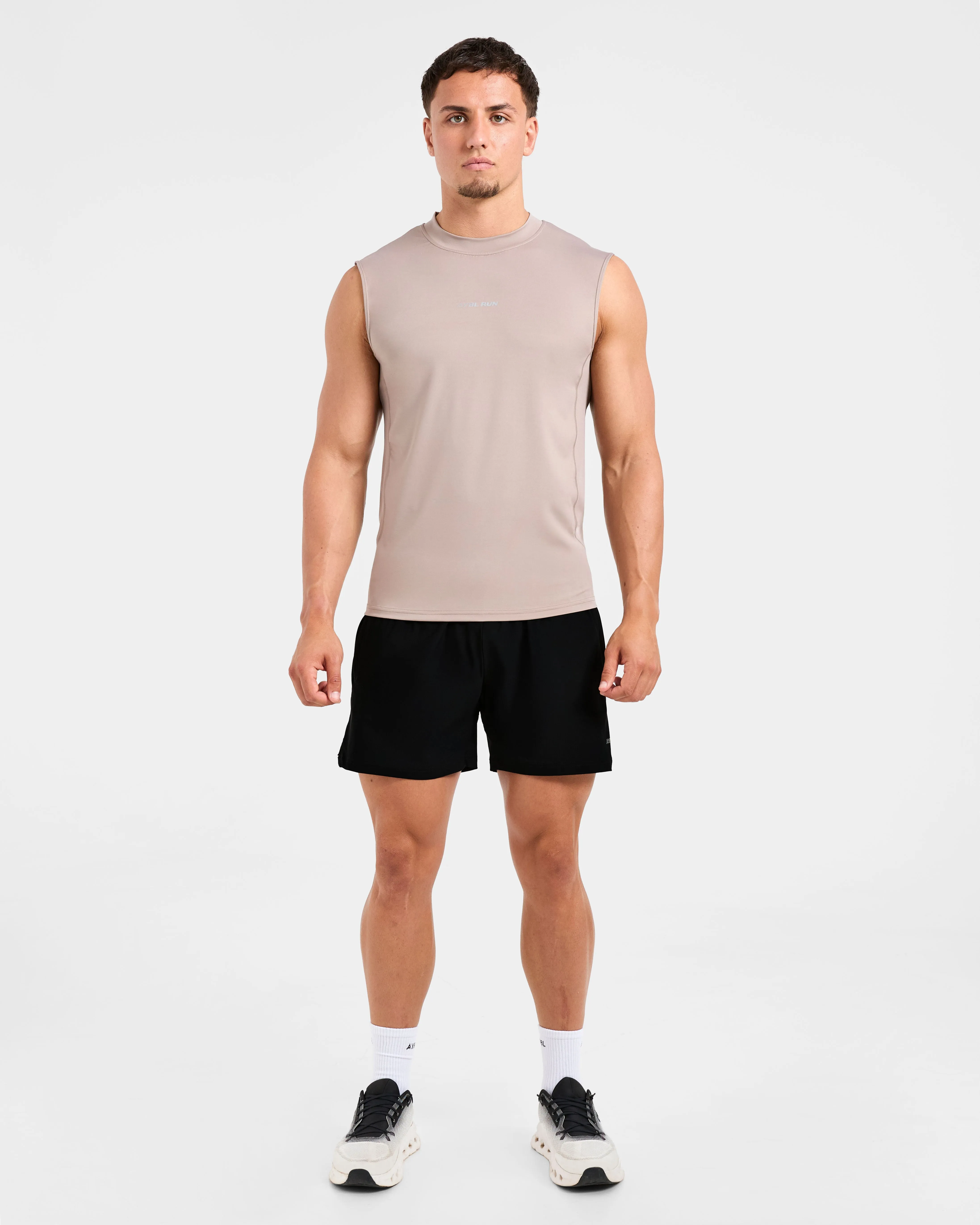 Run Slim Tank - Fossil Taupe sold by AYBL product image thumbnail 3