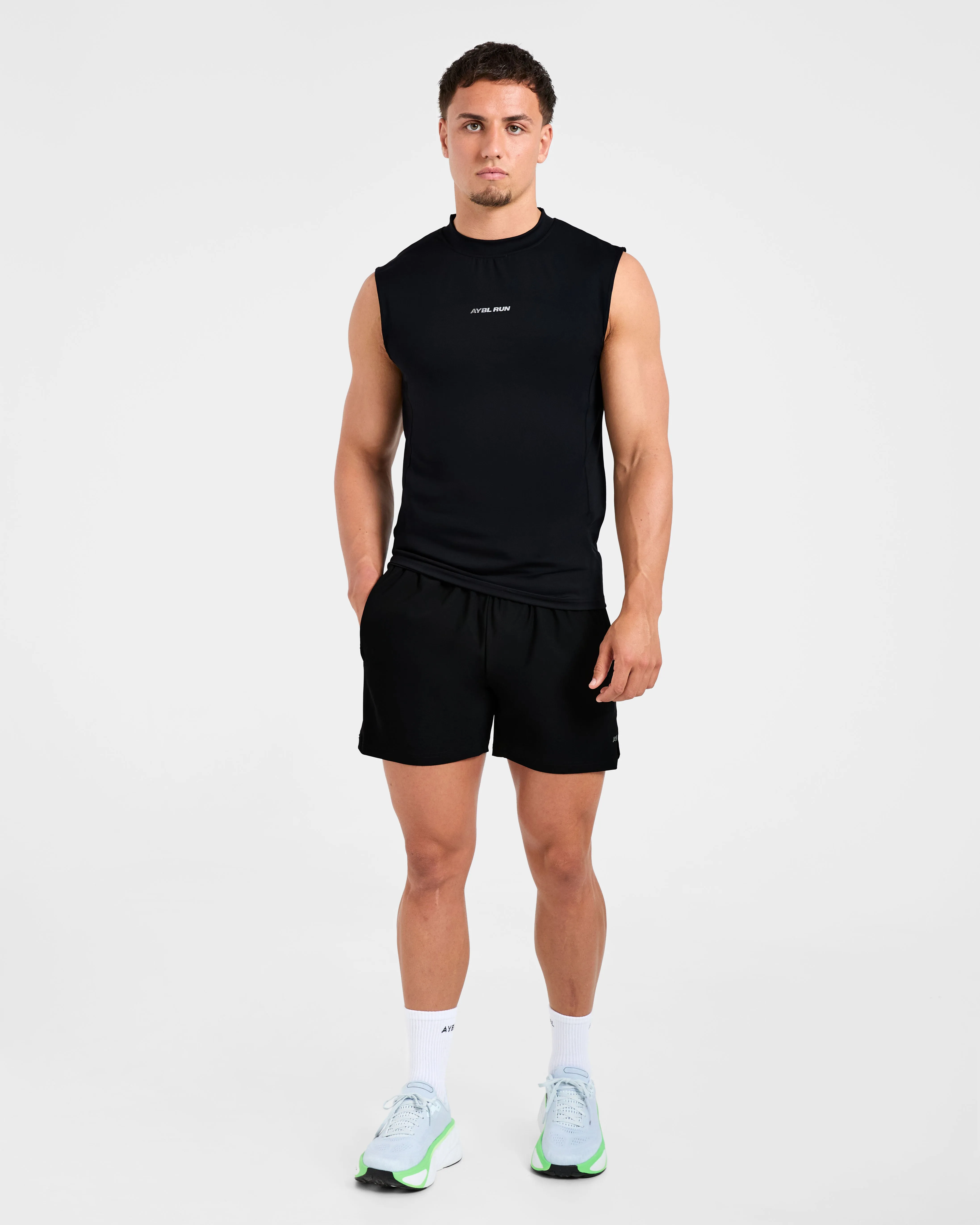 Run Slim Tank - Black sold by AYBL product image thumbnail 3