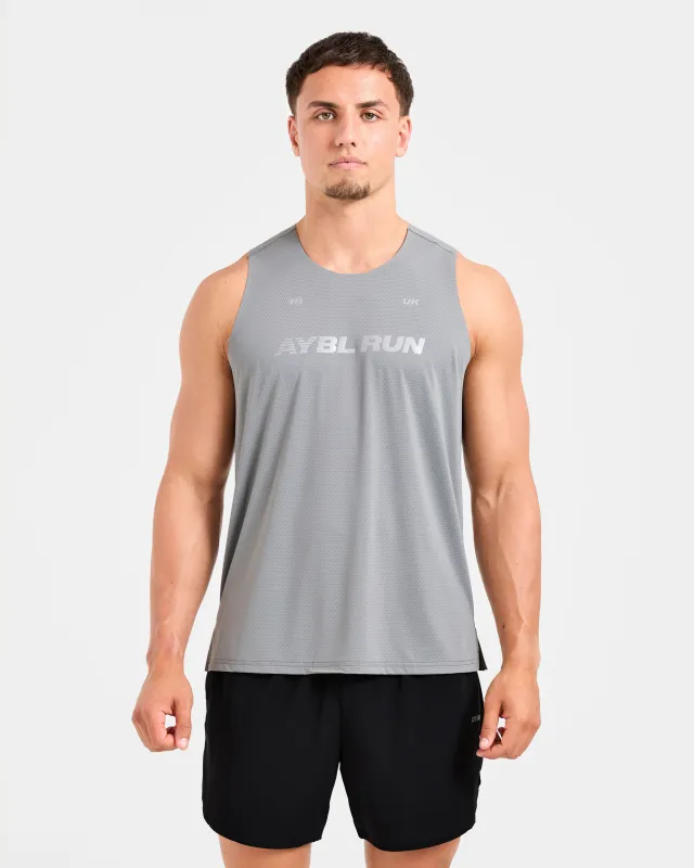Run Loose Tank - Thunder Grey sold by AYBL