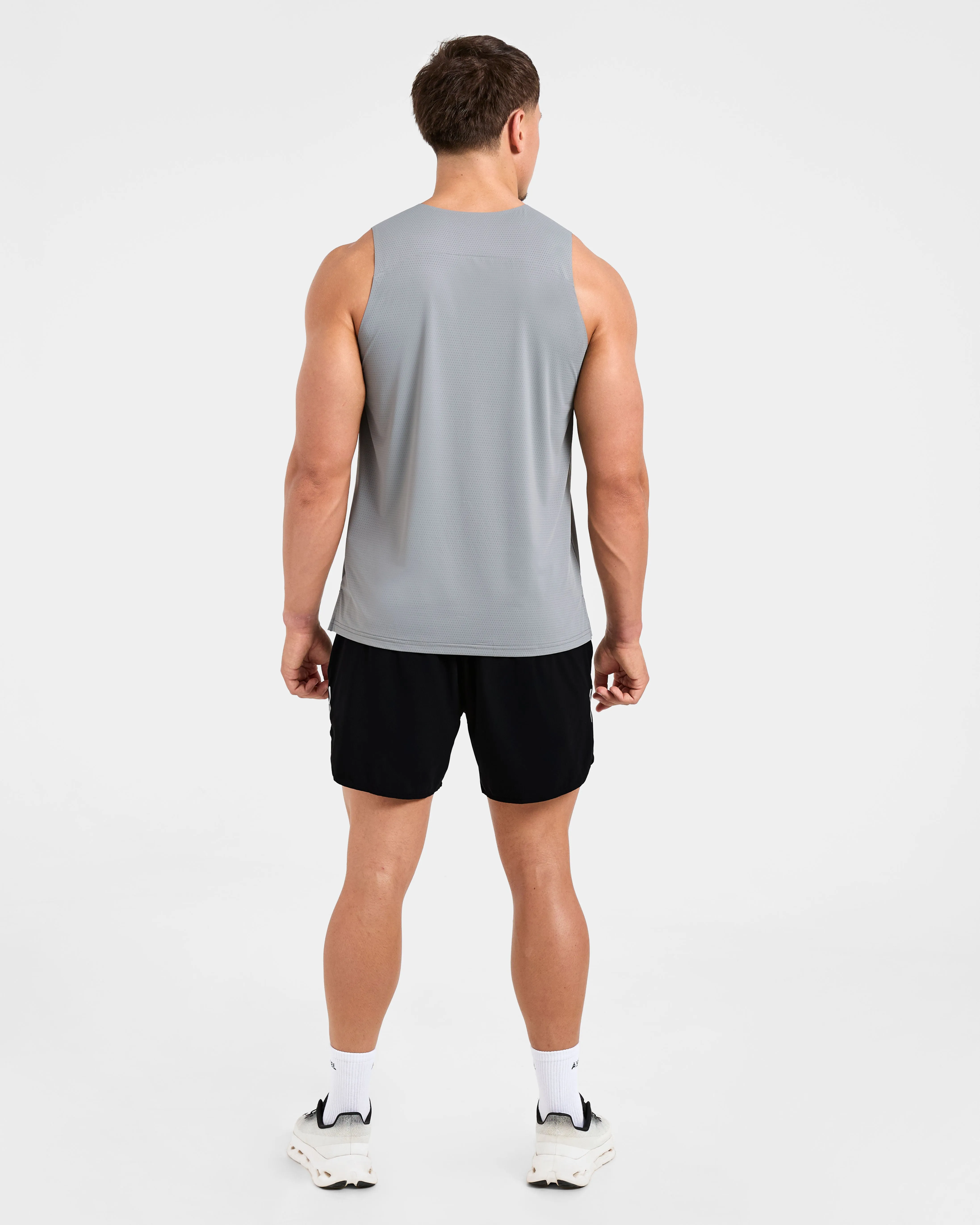 Run Loose Tank - Thunder Grey sold by AYBL product image thumbnail 4