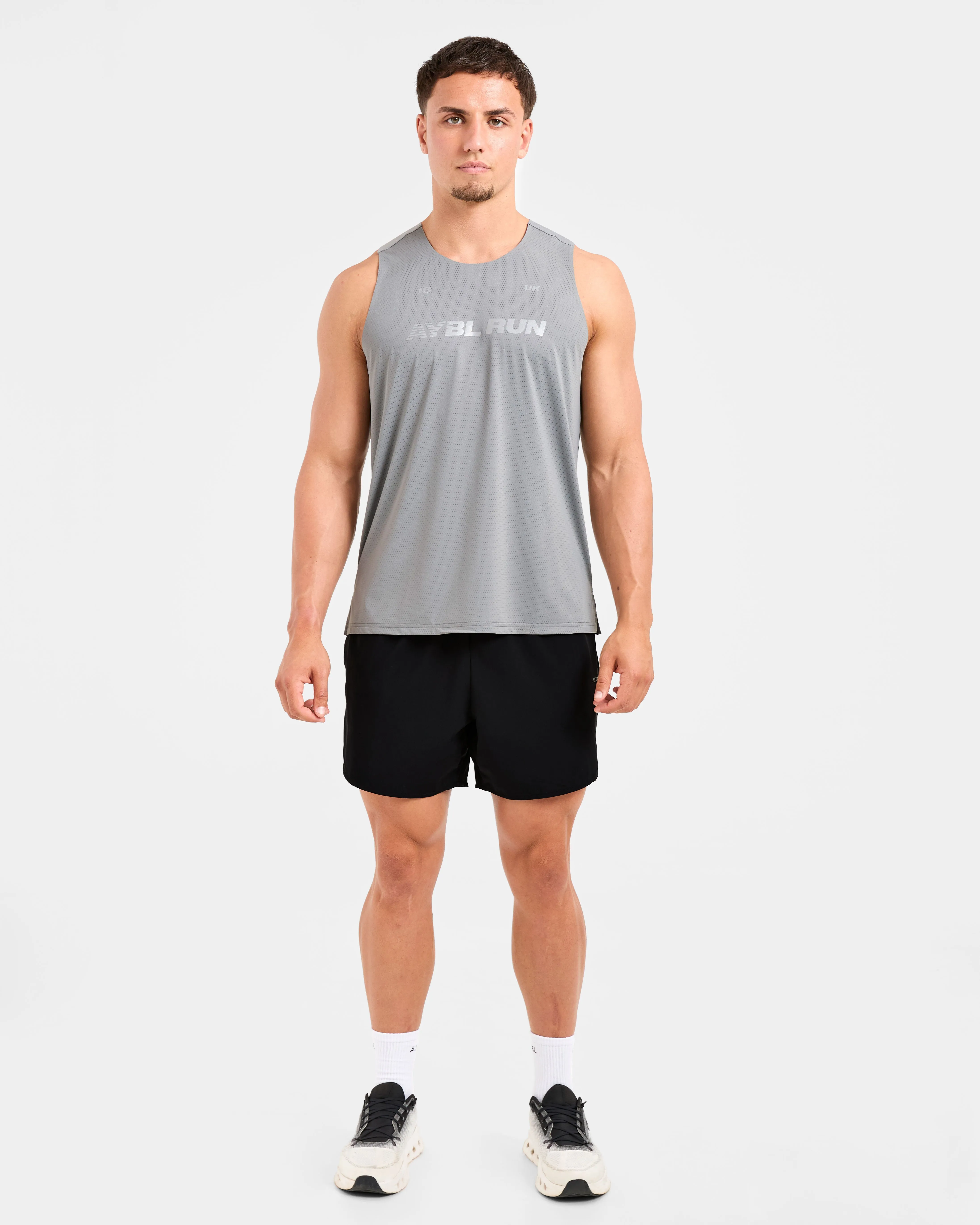 Run Loose Tank - Thunder Grey sold by AYBL product image thumbnail 3