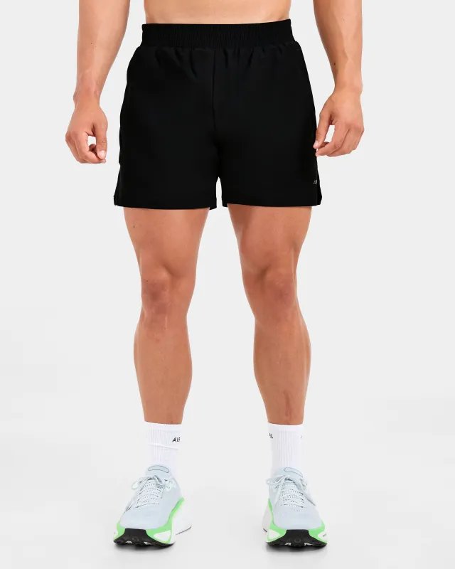 Run 5" Shorts - Black sold by AYBL