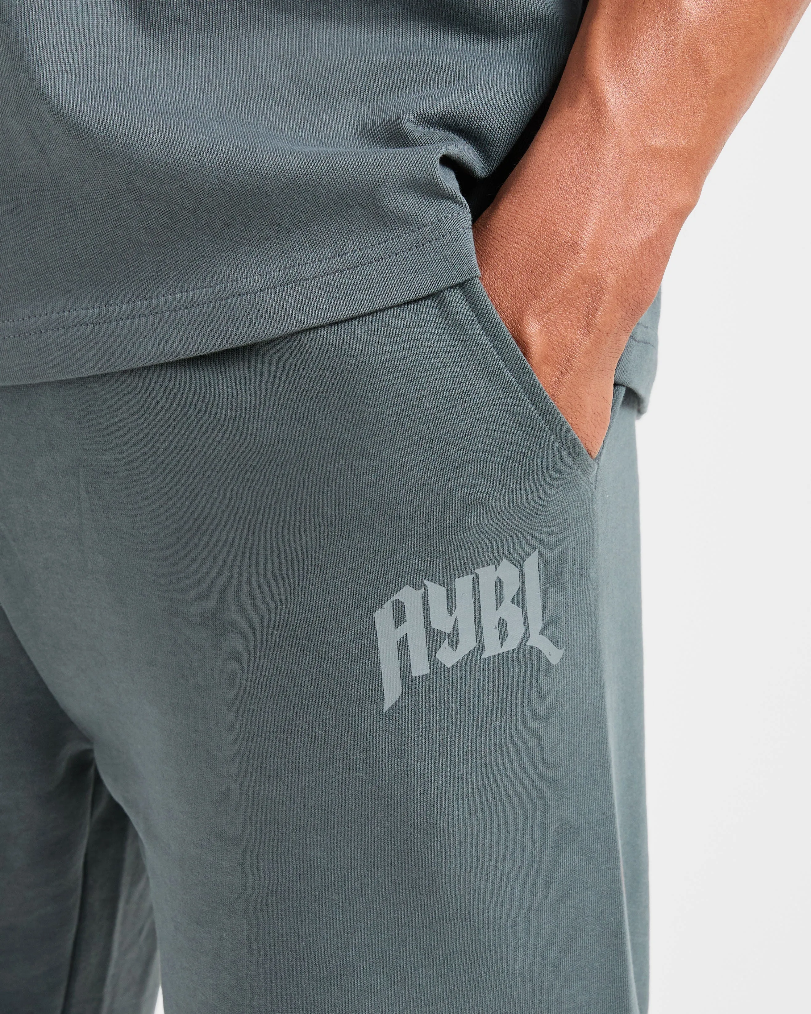 Lifting Club Gothic Oversized Joggers - Iron Slate sold by AYBL product image thumbnail 5