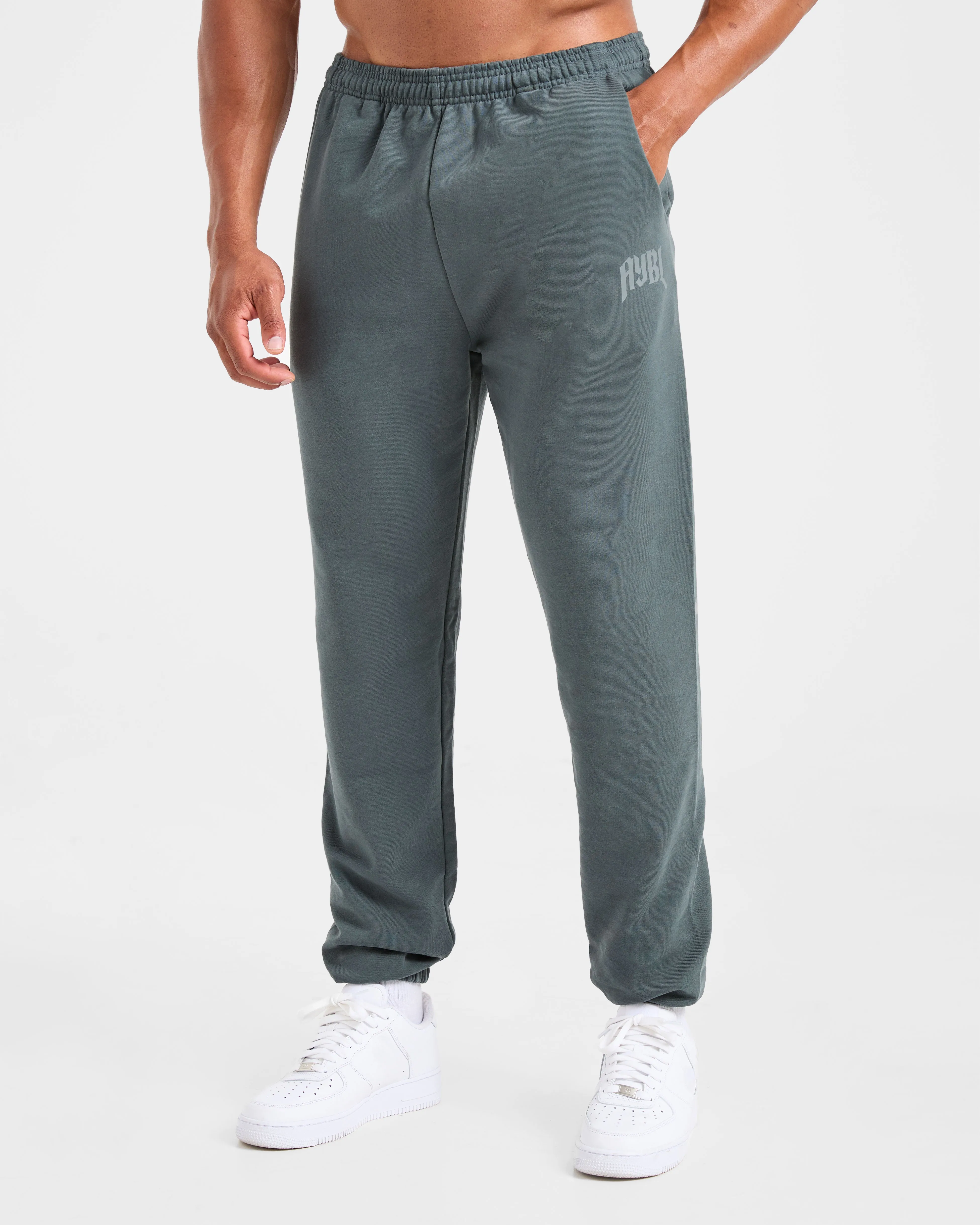 Lifting Club Gothic Oversized Joggers - Iron Slate sold by AYBL product image thumbnail 2