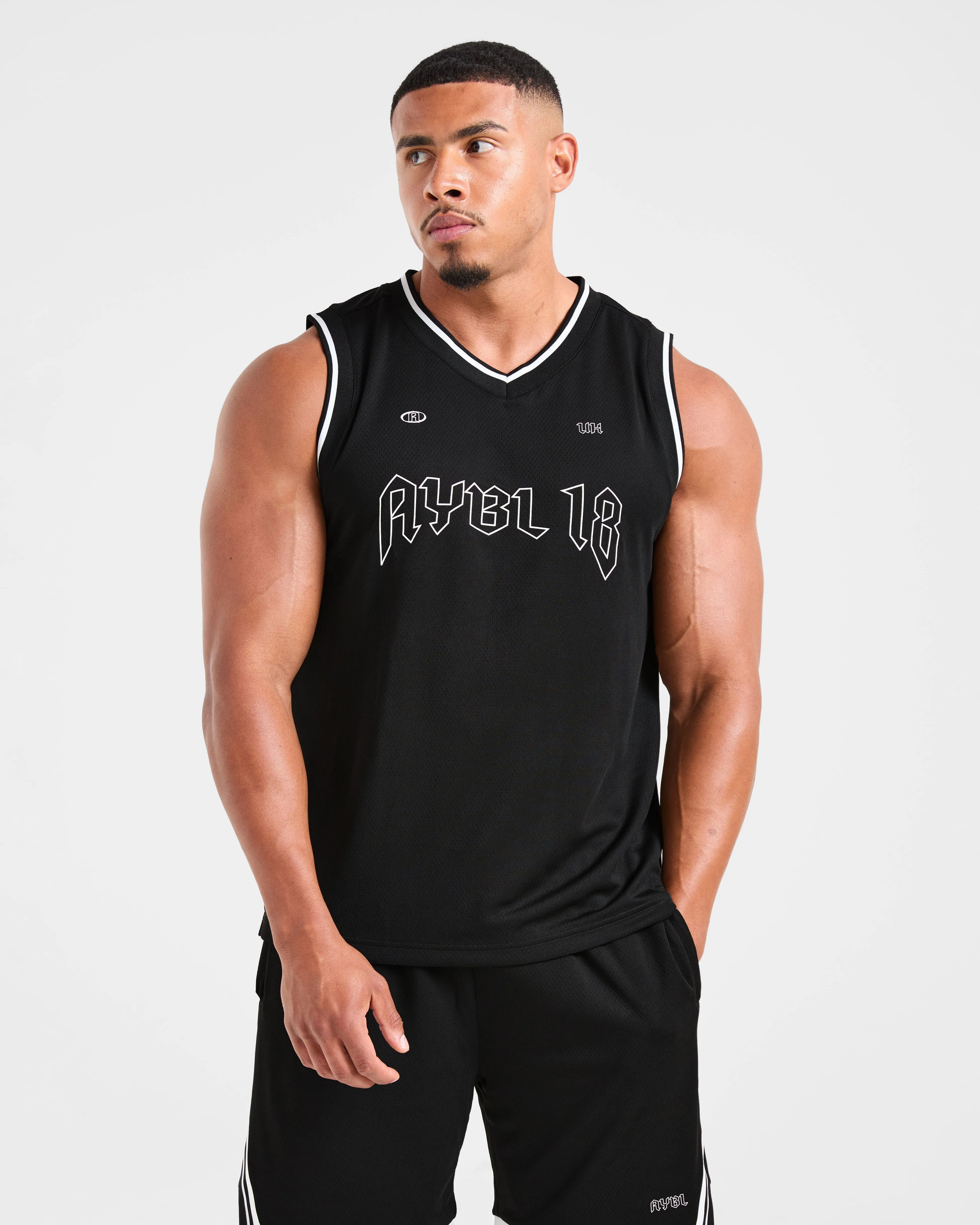Rebound Stripe Tank - Black sold by AYBL