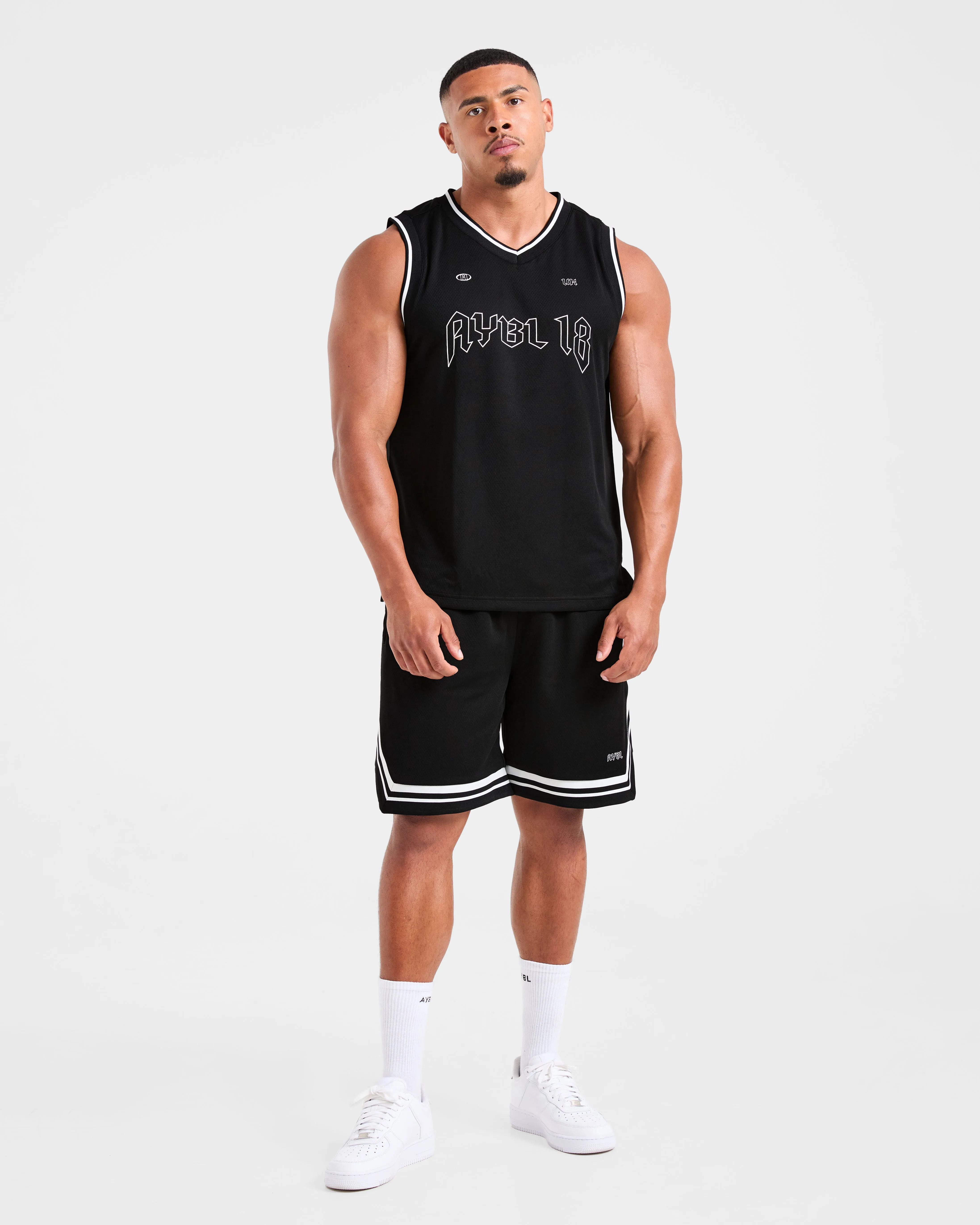 Rebound Stripe Tank - Black sold by AYBL product image thumbnail 3