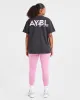 Lift Graphic Oversized T Shirt - Charcoal/Pink sold by AYBL