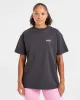 Lift Graphic Oversized T Shirt - Charcoal/Pink sold by AYBL
