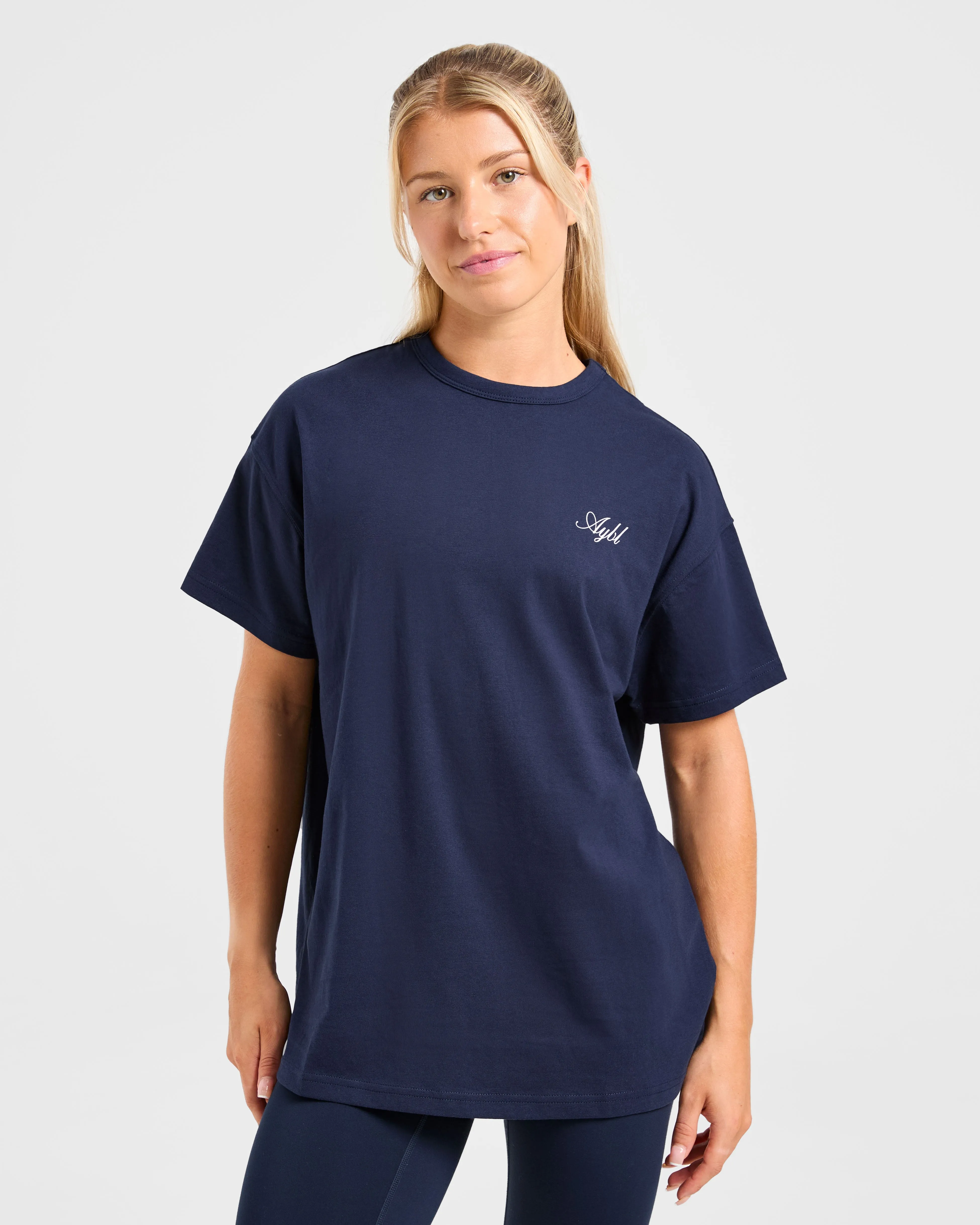Athletics Sport Dept Oversized T Shirt - Navy sold by AYBL product image thumbnail 2