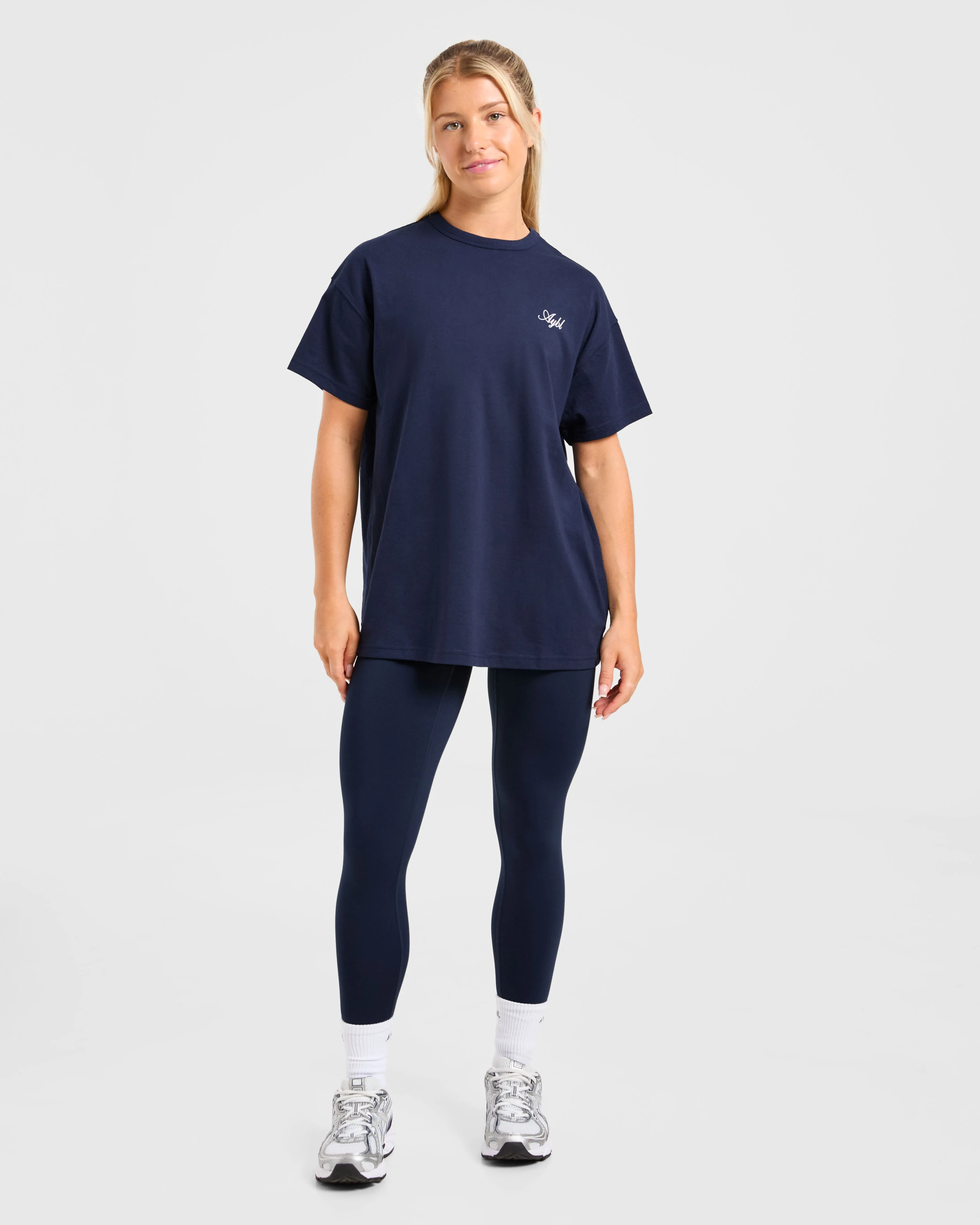 Athletics Sport Dept Oversized T Shirt - Navy sold by AYBL product image thumbnail 3