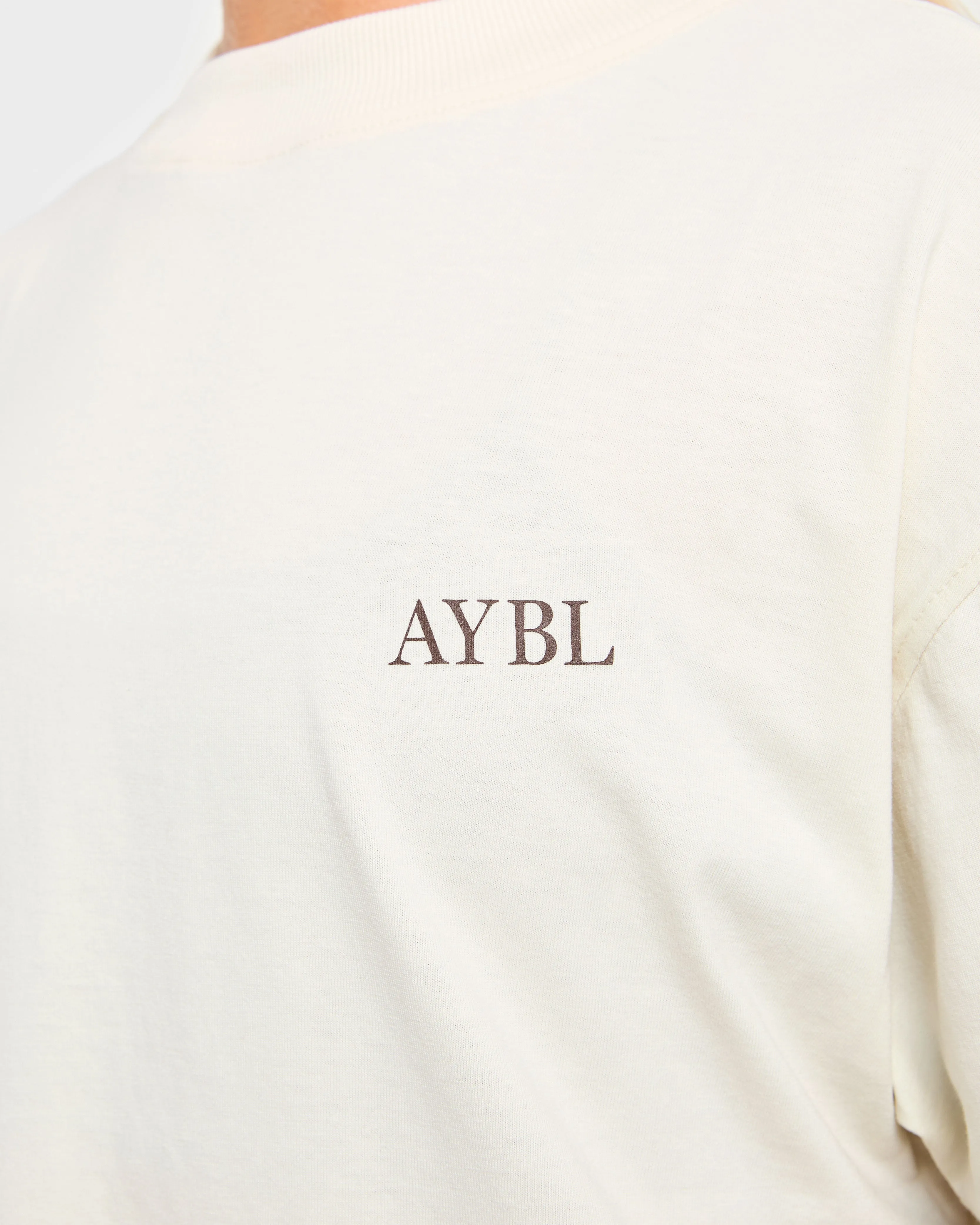 Body, Mind, You Oversized T Shirt - Beige/Brown sold by AYBL product image thumbnail 5