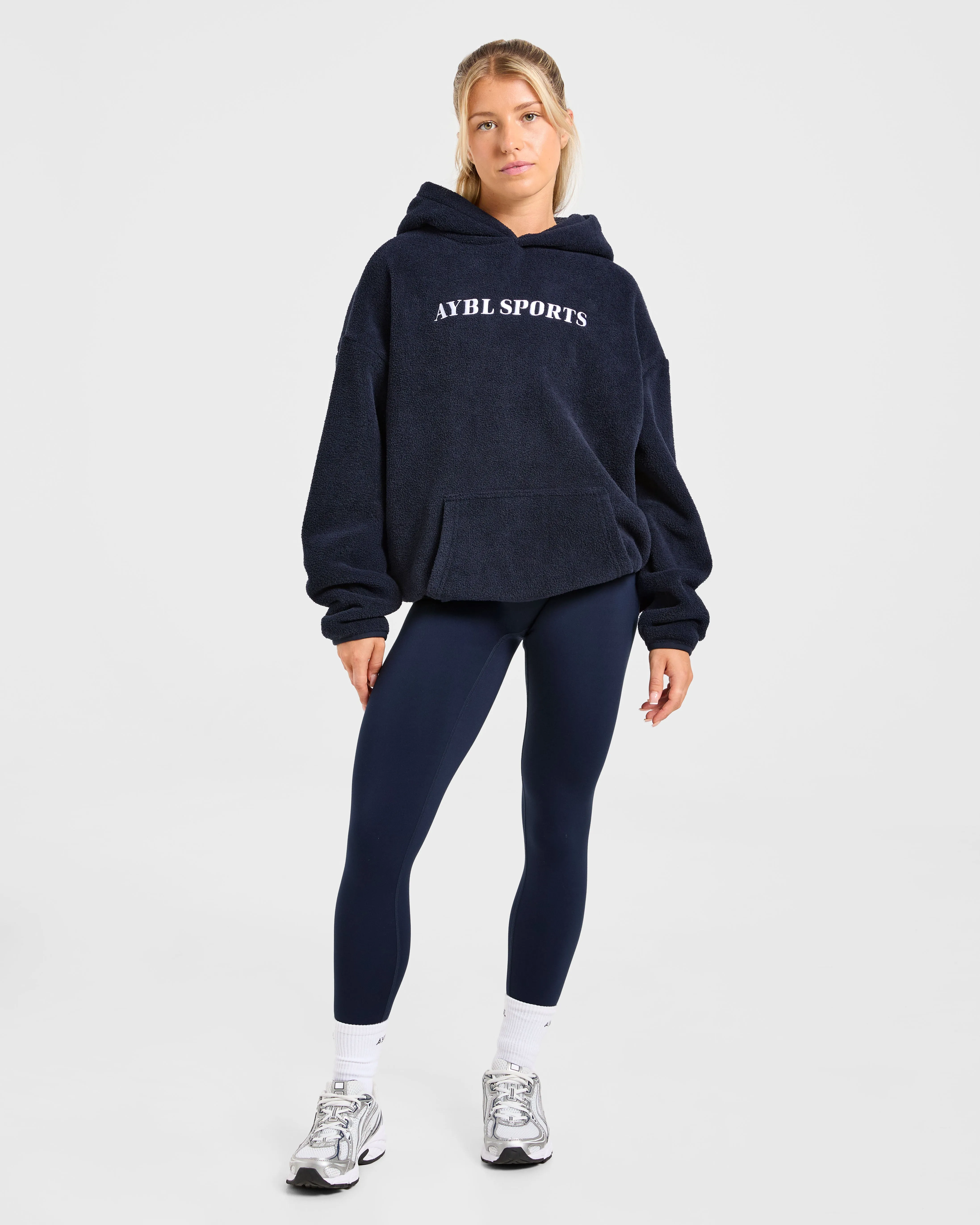 AYBL Sports Oversized Fleece Hoodie - Navy sold by AYBL product image thumbnail 3