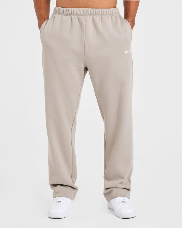 Essential Oversized Straight Leg Joggers - Stone sold by AYBL