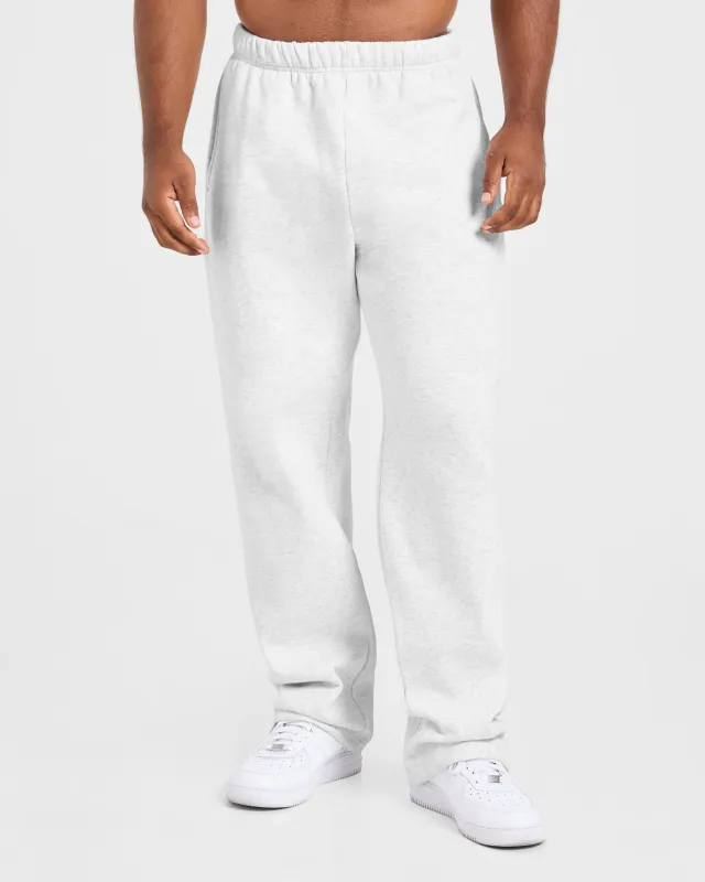 Essential Oversized Straight Leg Joggers - Grey Marl sold by AYBL