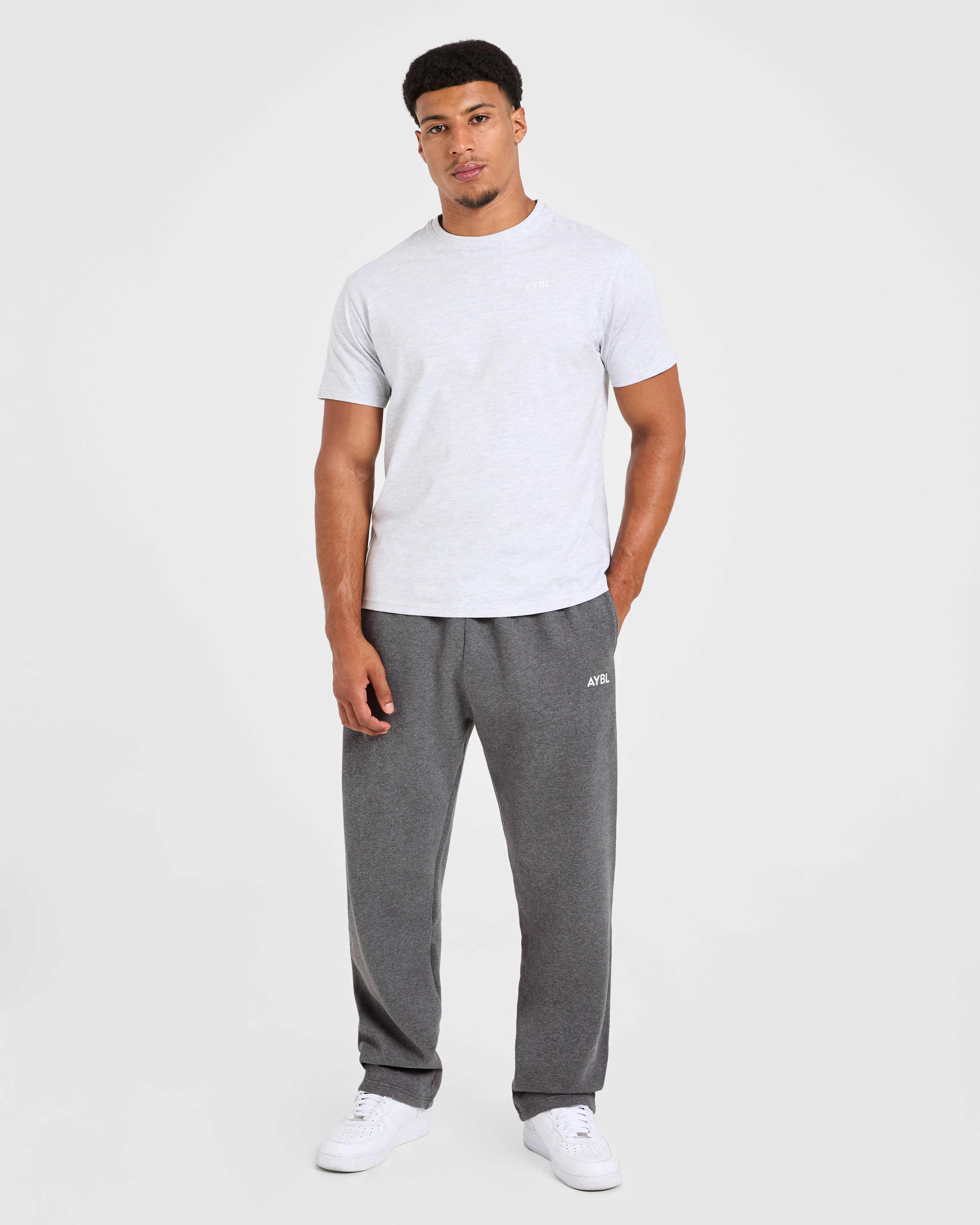 Essential Oversized Straight Leg Joggers - Charcoal sold by AYBL product image thumbnail 3