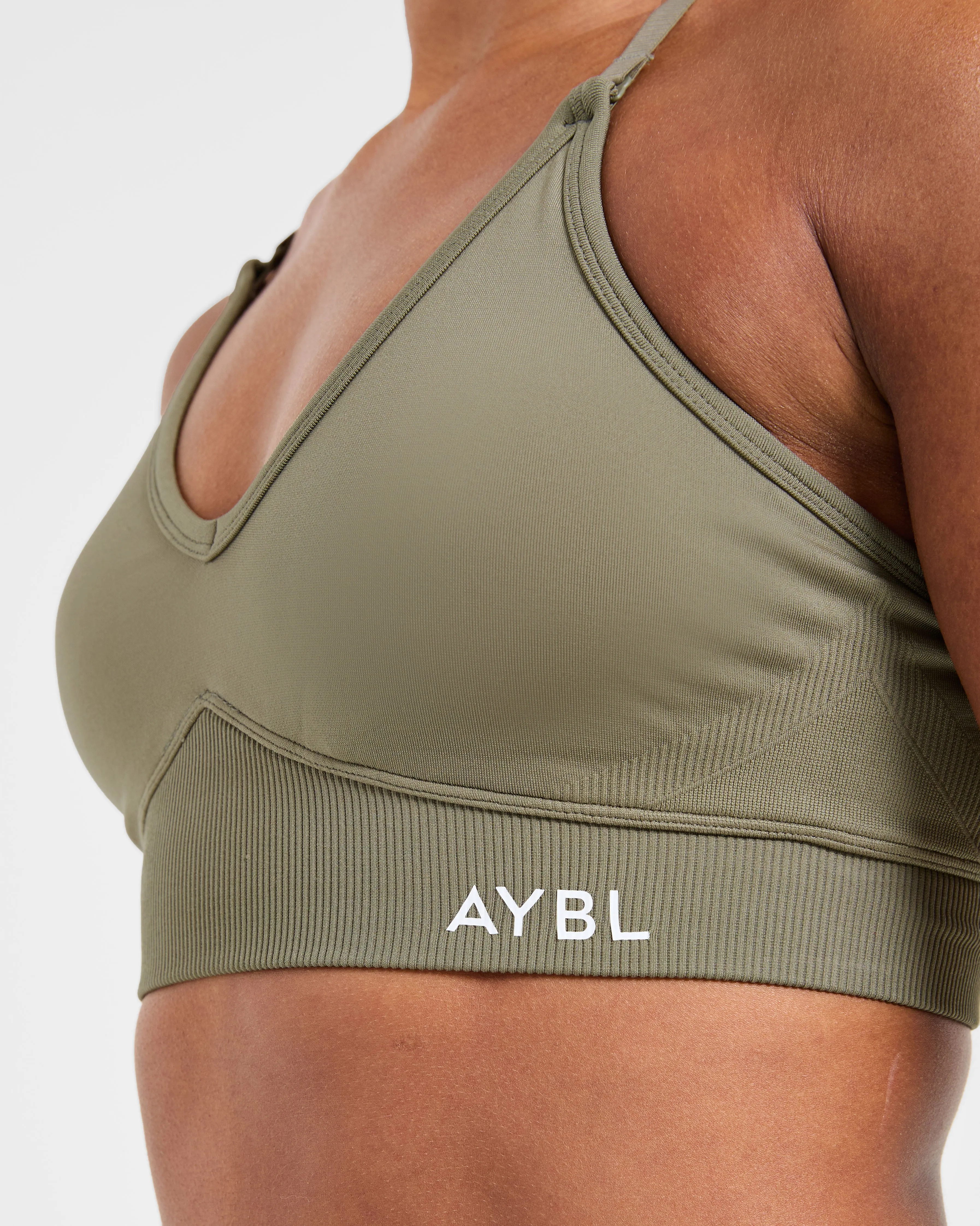 Adapt Seamless Sports Bra - Muted Olive sold by AYBL product image thumbnail 5