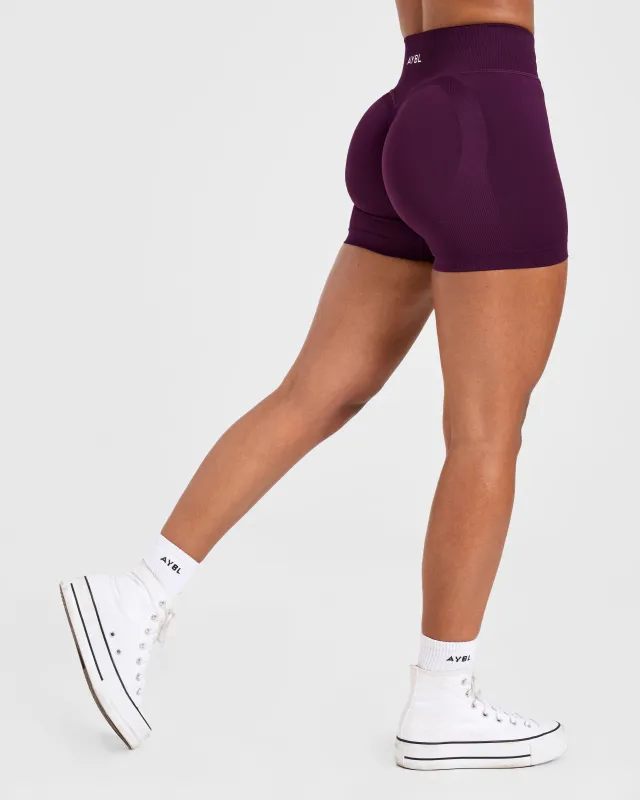 Adapt Seamless Shorts - Midnight Plum sold by AYBL