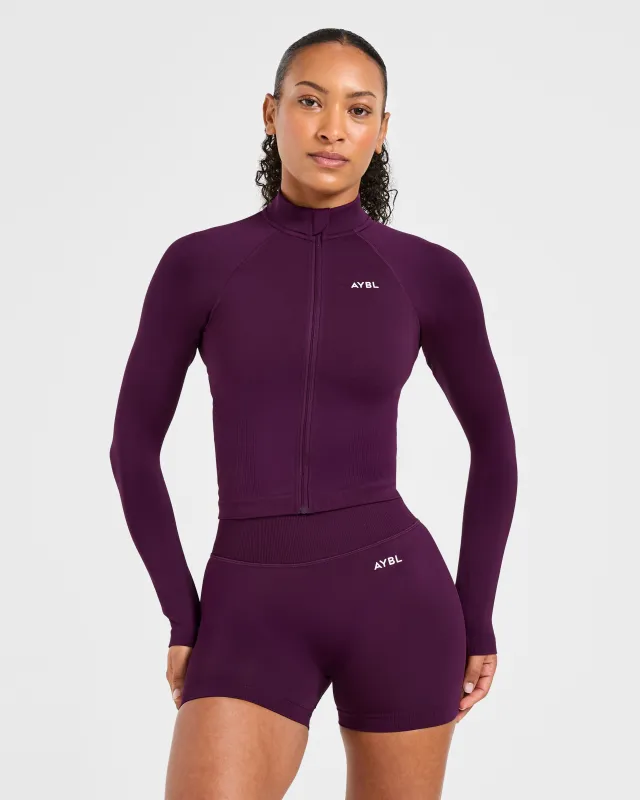 Adapt Seamless Jacket - Midnight Plum sold by AYBL