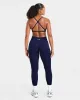 Adapt Seamless Strappy Sports Bra - Deep Navy sold by AYBL