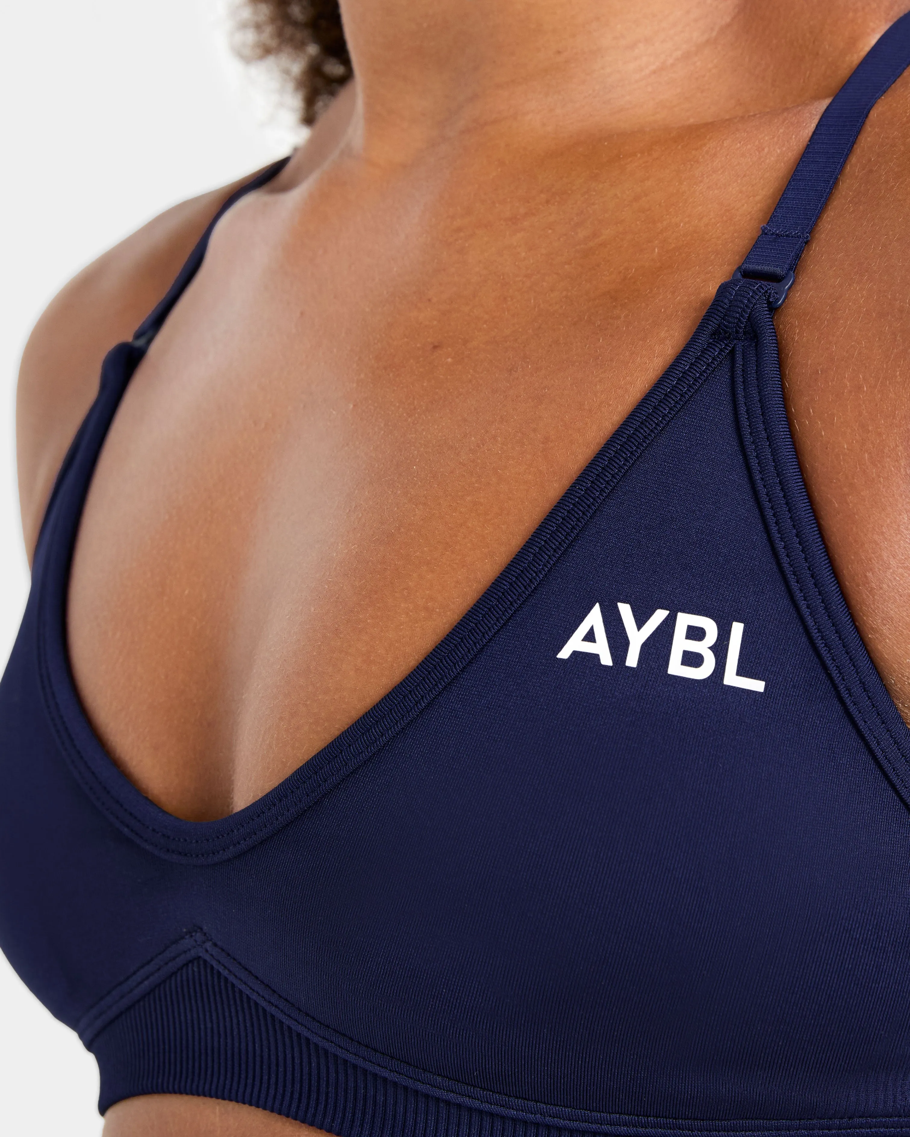 Adapt Seamless Strappy Sports Bra - Deep Navy sold by AYBL product image thumbnail 5