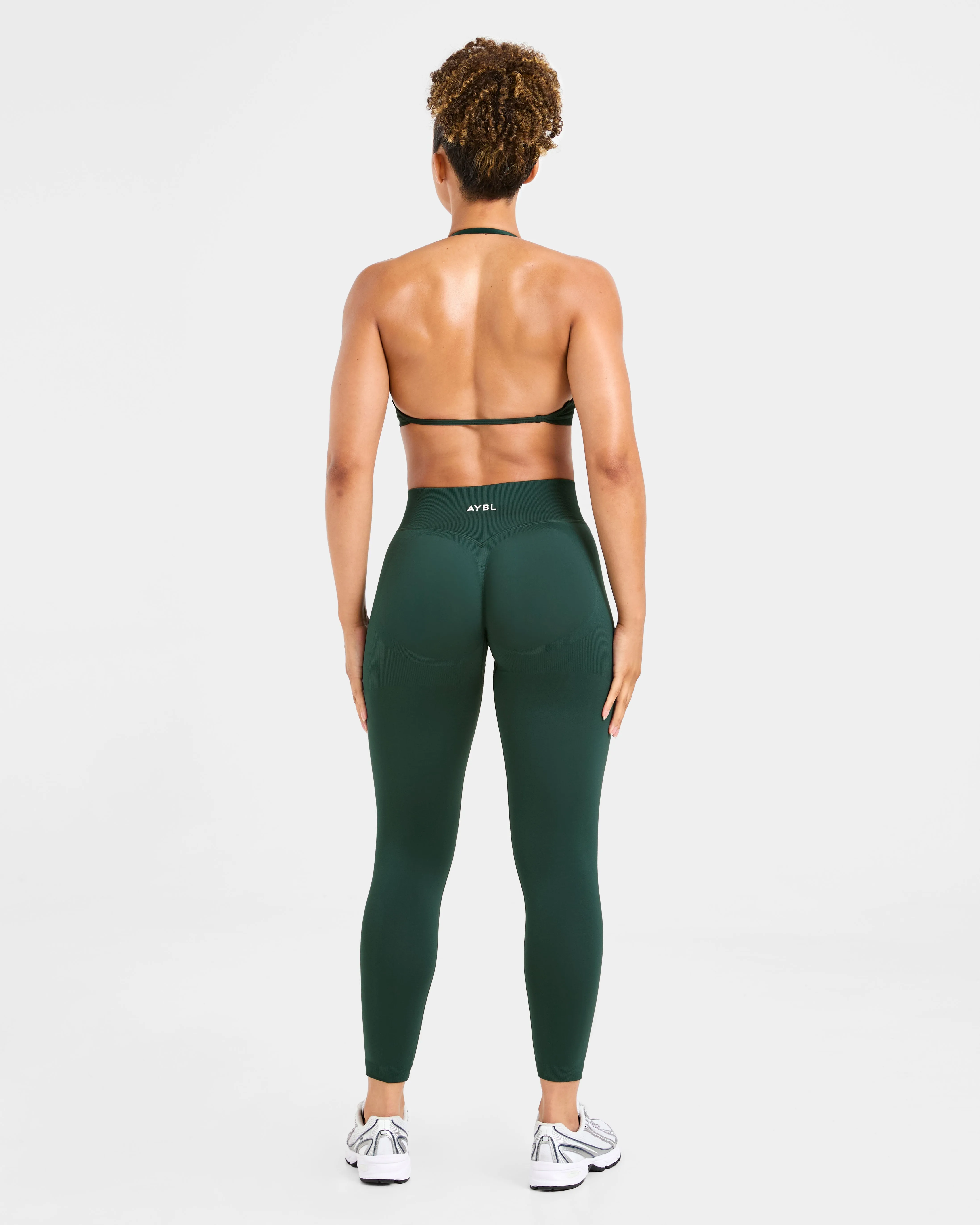 Adapt Seamless Strappy Sports Bra - Deep Forest sold by AYBL product image thumbnail 4