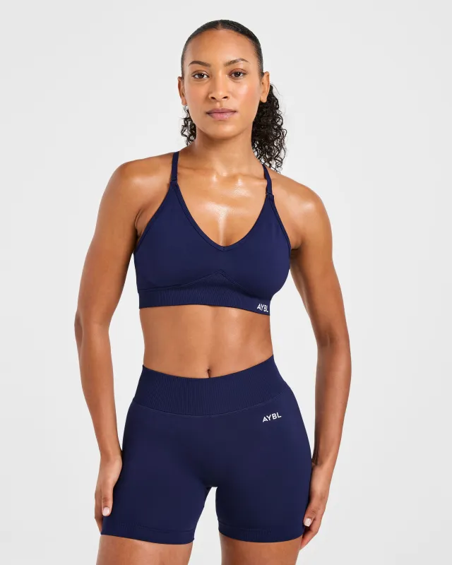 Adapt Seamless Sports Bra - Deep Navy sold by AYBL