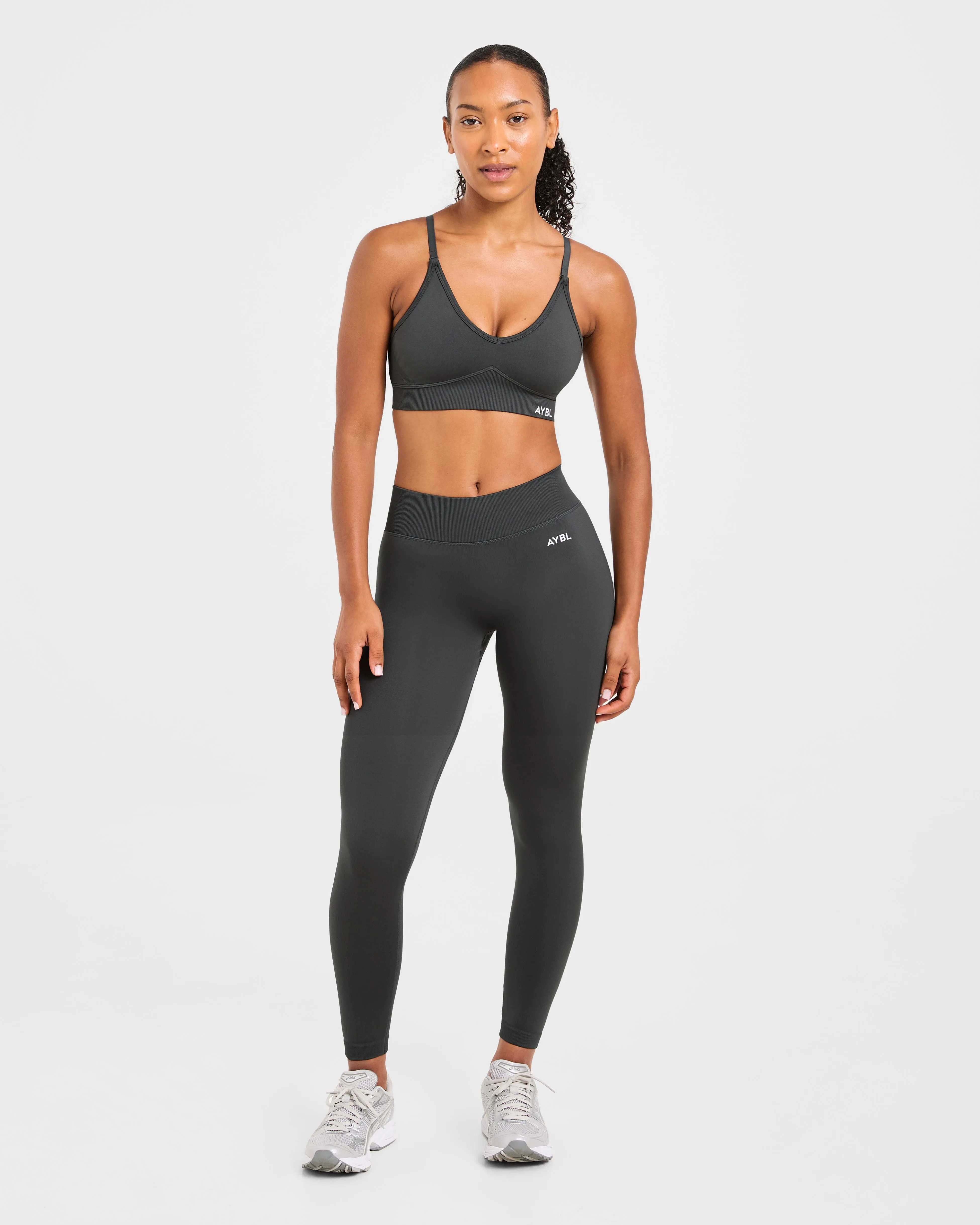 Adapt Seamless Sports Bra - Dark Charcoal sold by AYBL product image thumbnail 3