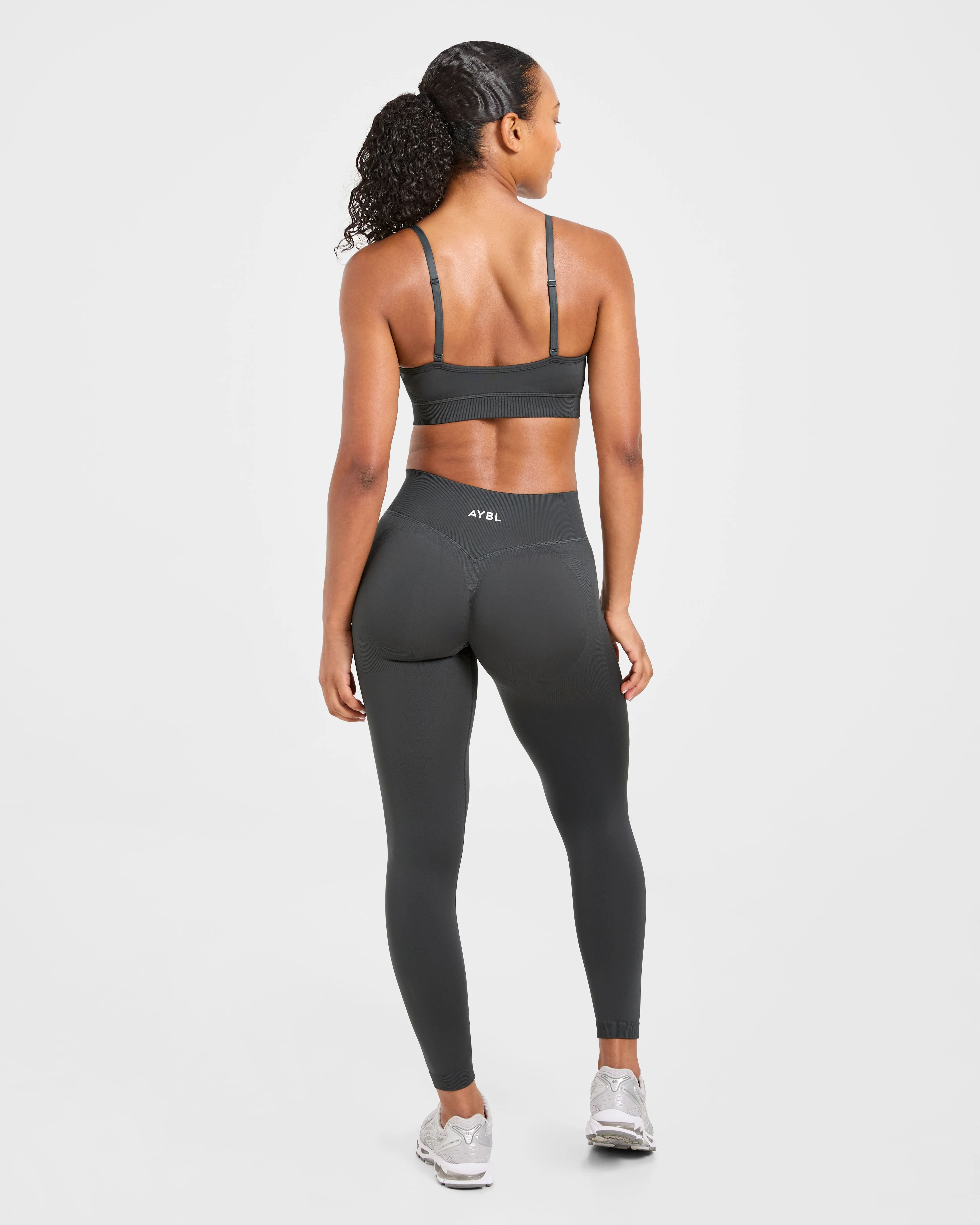 Adapt Seamless Sports Bra - Dark Charcoal sold by AYBL product image thumbnail 4