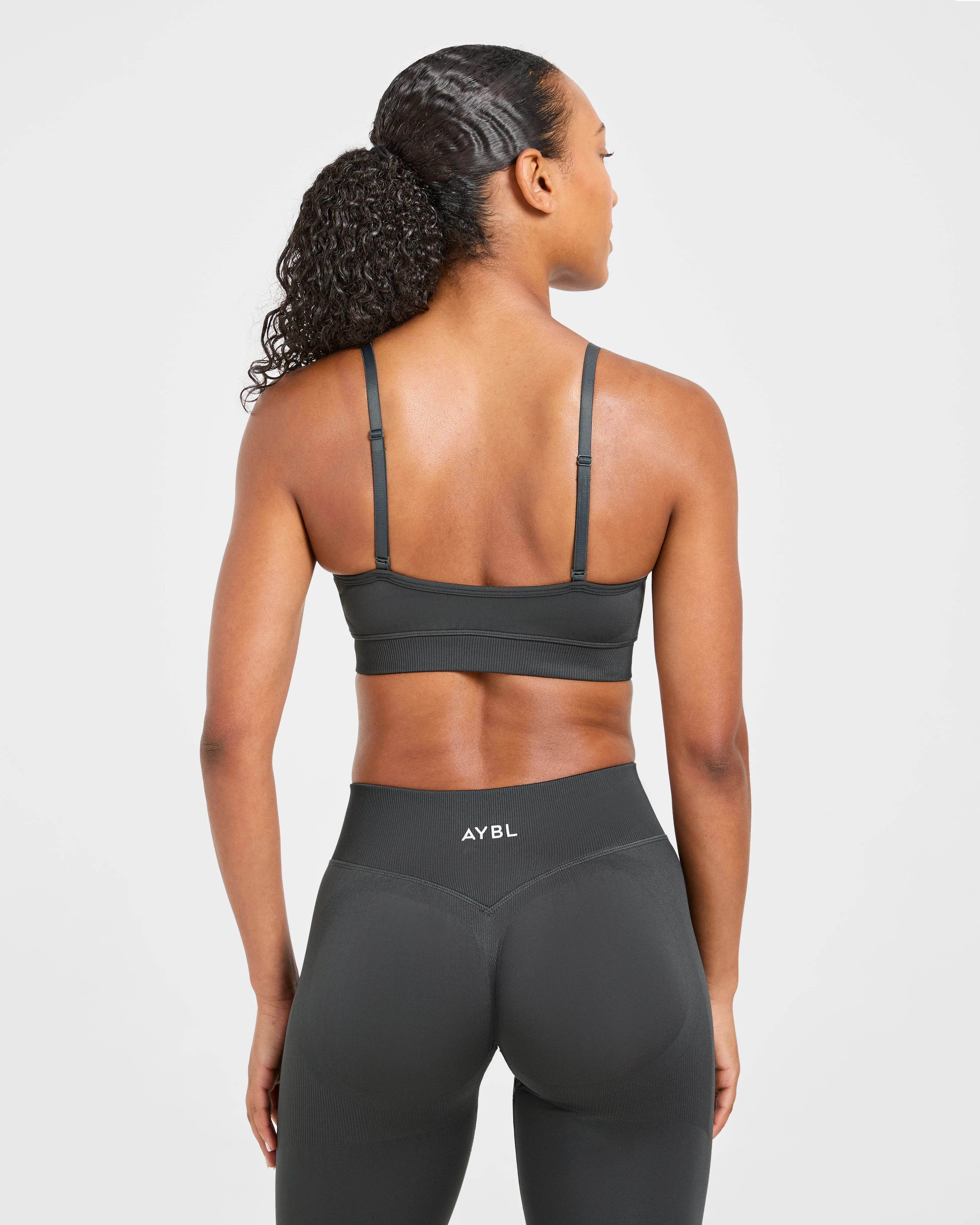 Adapt Seamless Sports Bra - Dark Charcoal sold by AYBL product image thumbnail 2