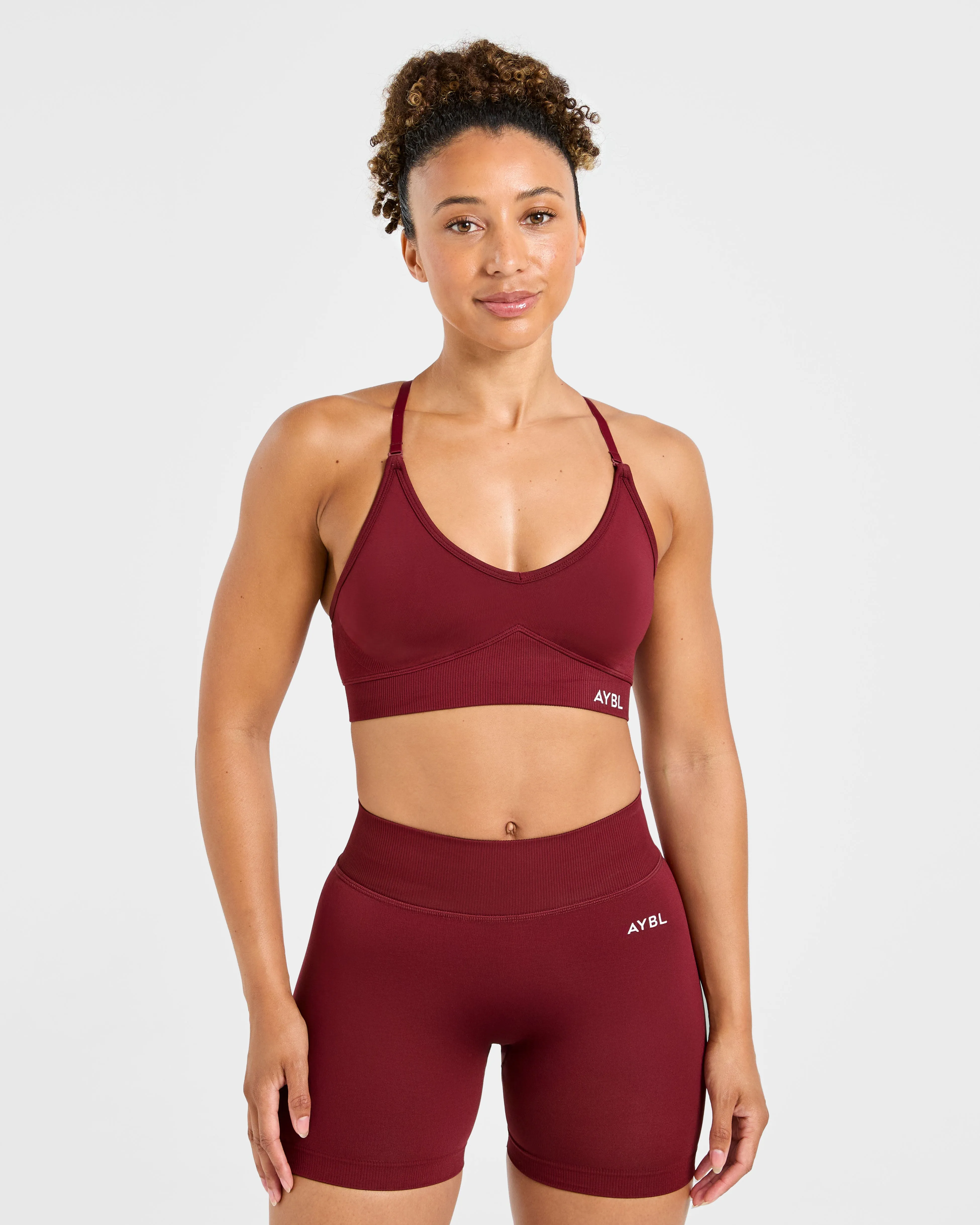 Adapt Seamless Sports Bra - Autumn Red sold by AYBL