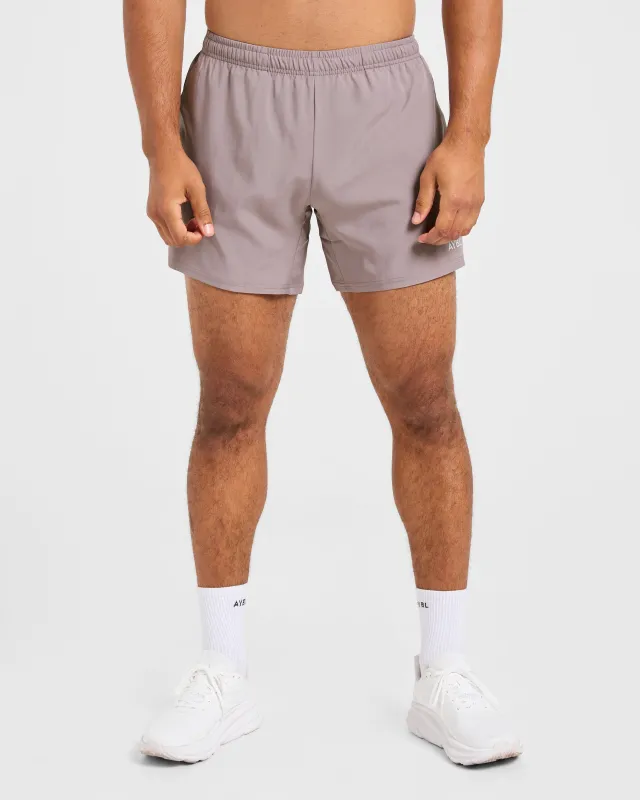 Core 5" Shorts - Steel Mauve sold by AYBL