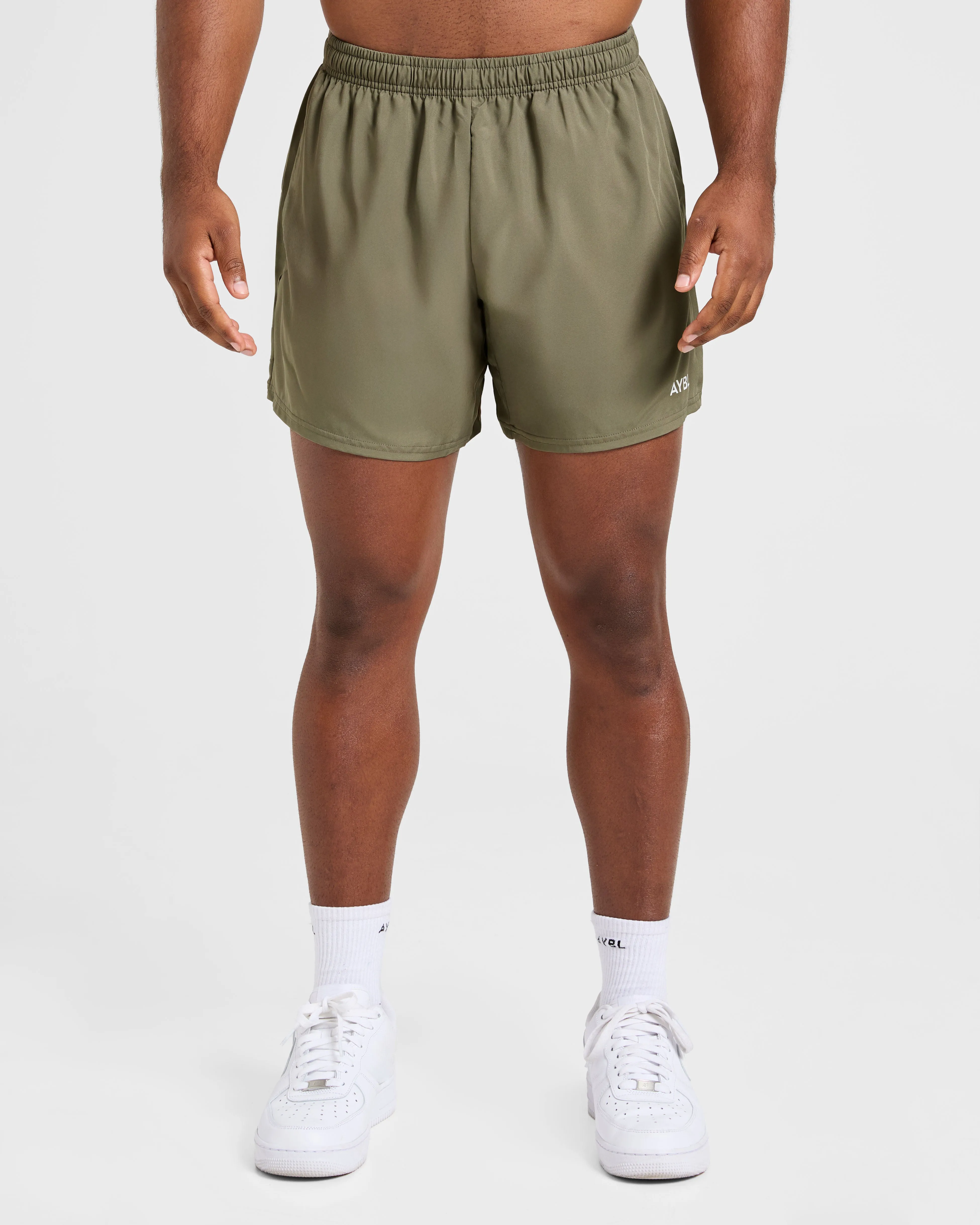 Core 5" Shorts - Deep Olive sold by AYBL