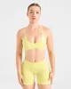 Adapt Seamless Strappy Sports Bra - Spring Yellow sold by AYBL