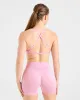 Adapt Seamless Strappy Sports Bra - Spring Pink sold by AYBL