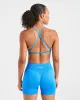 Adapt Seamless Strappy Sports Bra - Spring Cobalt sold by AYBL