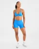 Adapt Seamless Strappy Sports Bra - Spring Cobalt sold by AYBL