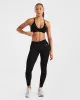Adapt Seamless Strappy Sports Bra - Black sold by AYBL