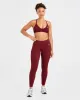 Adapt Seamless Strappy Sports Bra - Autumn Red sold by AYBL