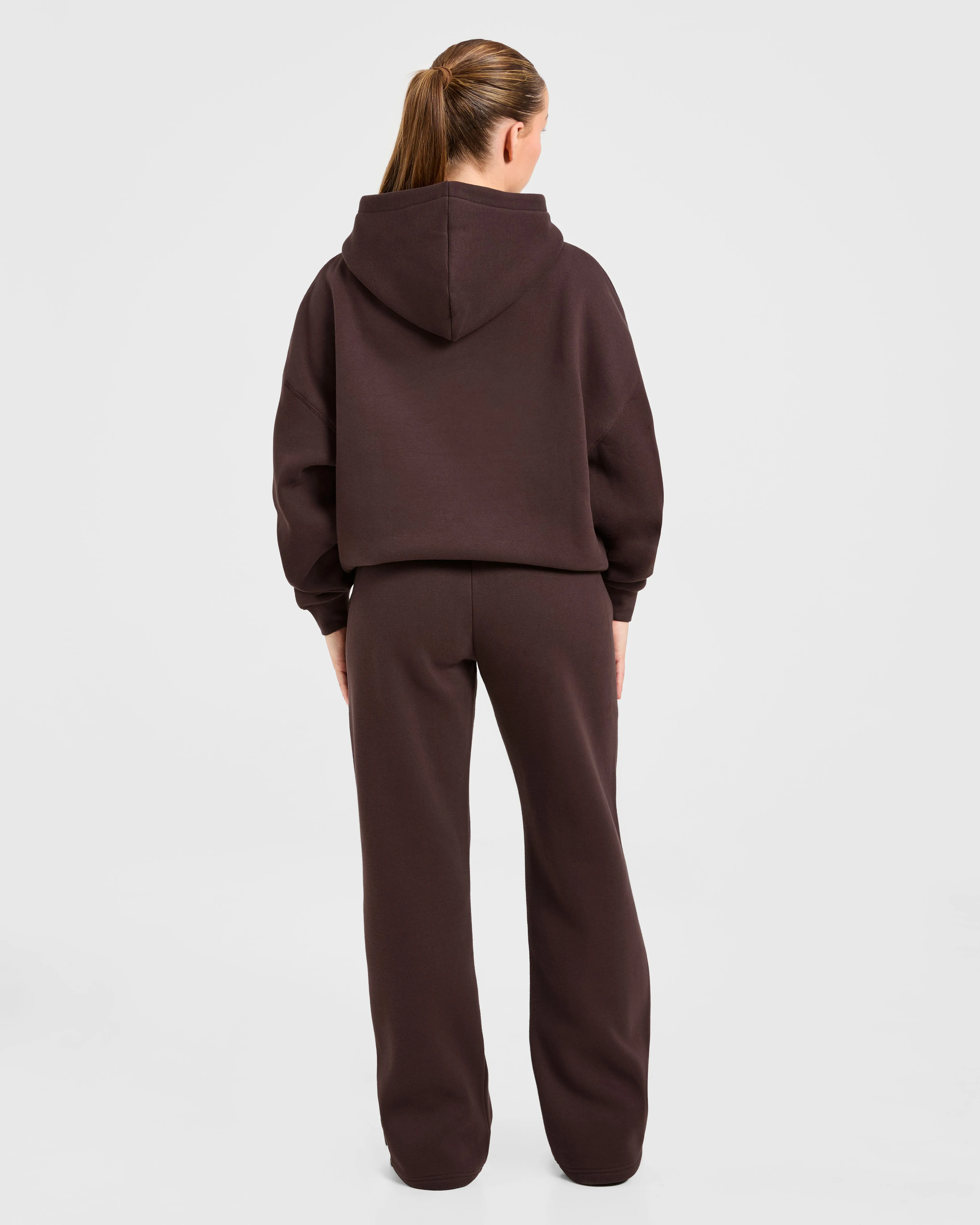 Varsity 2.0 Oversized Straight Leg Joggers - Cocoa Brown sold by AYBL product image thumbnail 4