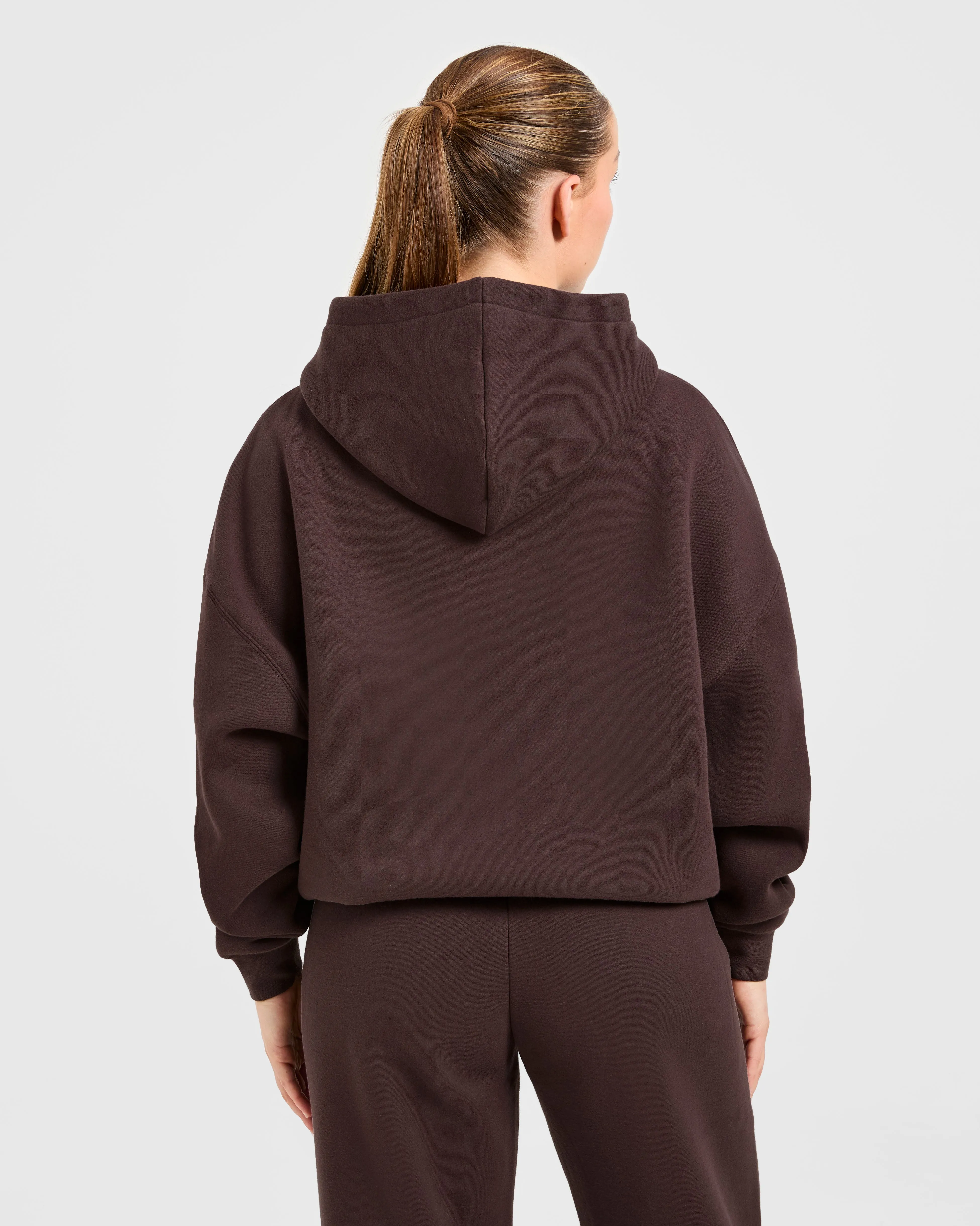 Varsity 2.0 Oversized Hoodie - Cocoa Brown sold by AYBL product image thumbnail 2