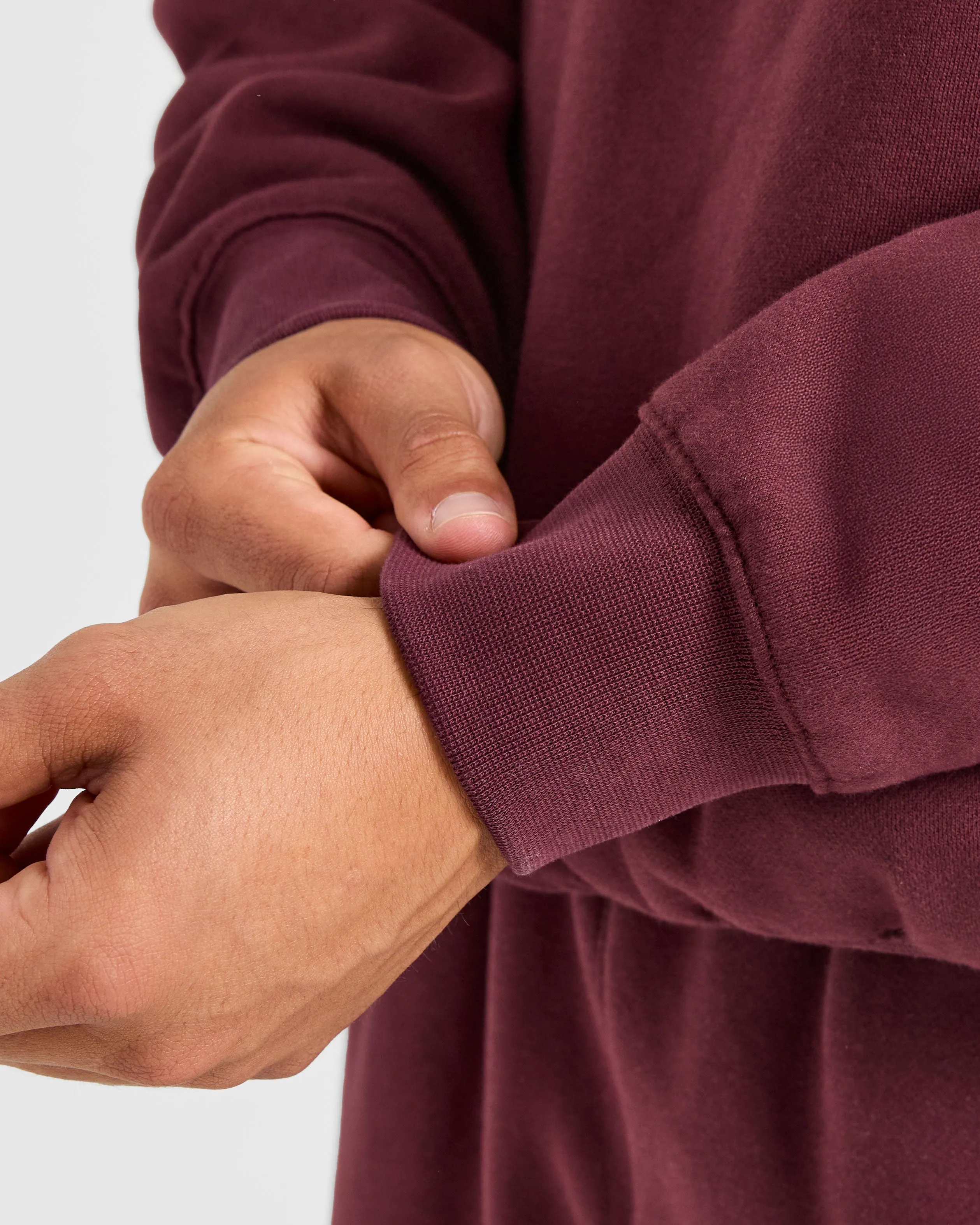 Essential Oversized Sweater - Burgundy Red sold by AYBL product image thumbnail 5