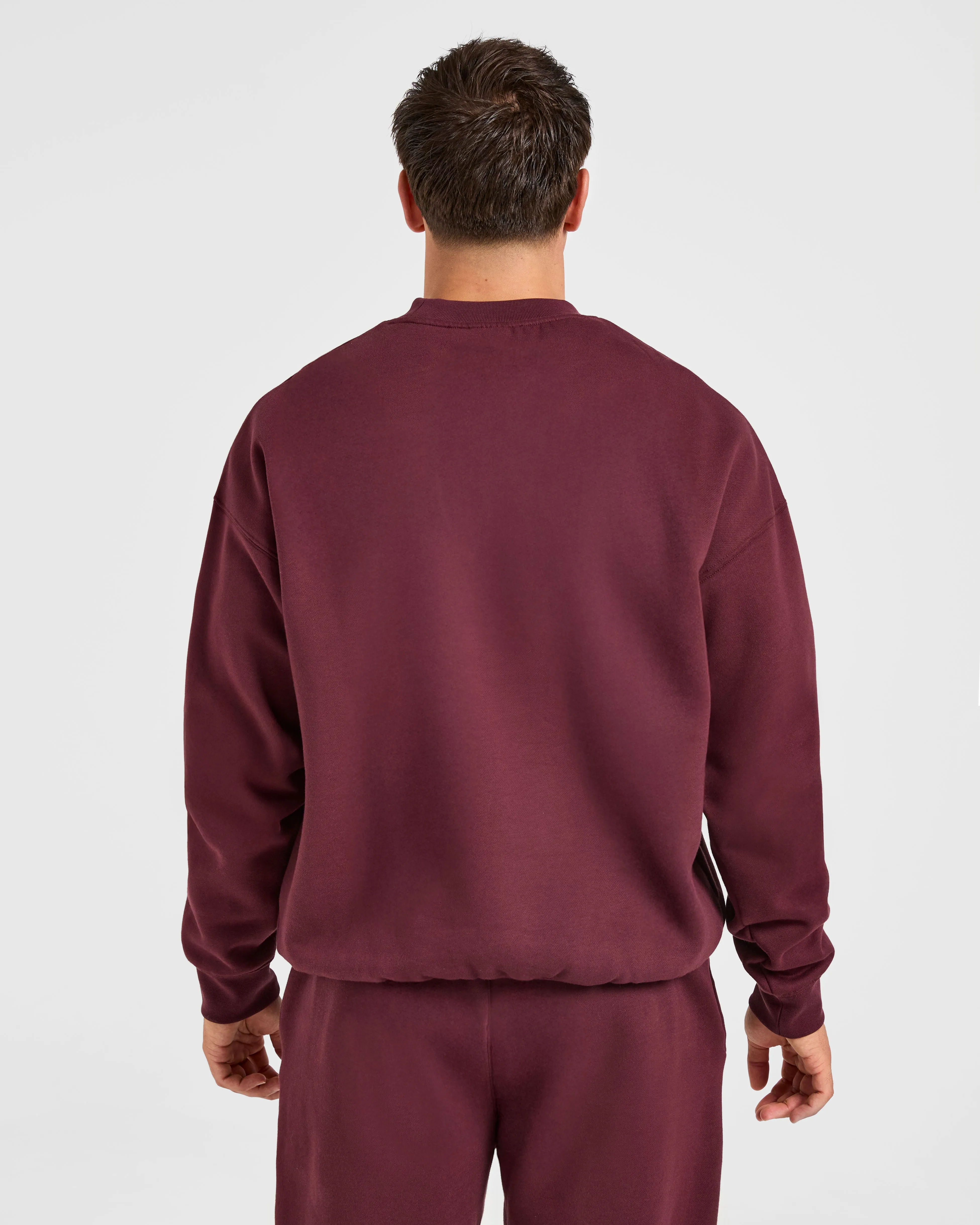 Essential Oversized Sweater - Burgundy Red sold by AYBL product image thumbnail 2