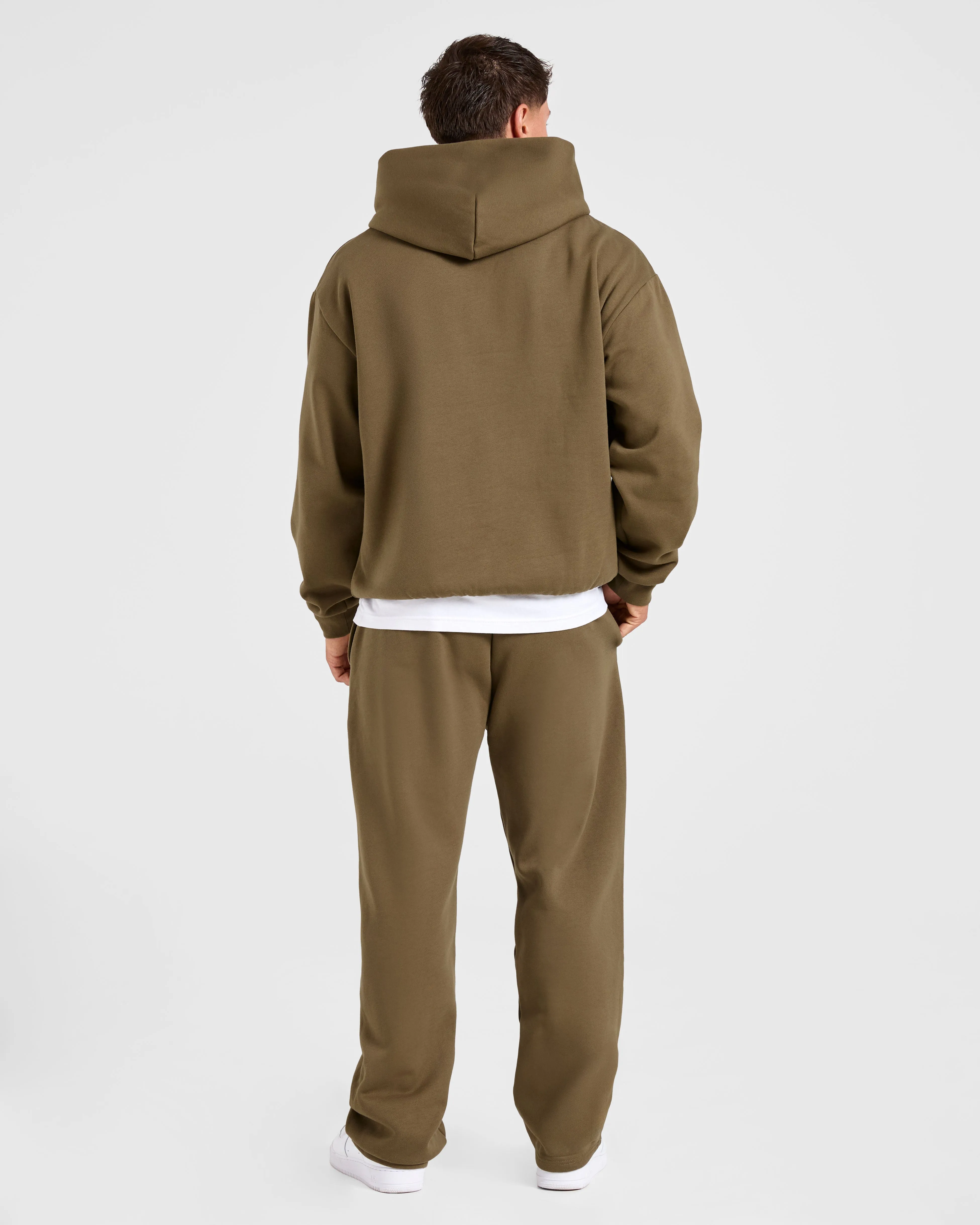 Essential Oversized Straight Leg Joggers- Olive Green sold by AYBL product image thumbnail 4