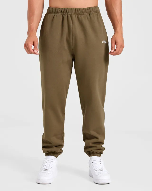 Essential Oversized Joggers- Olive Green sold by AYBL